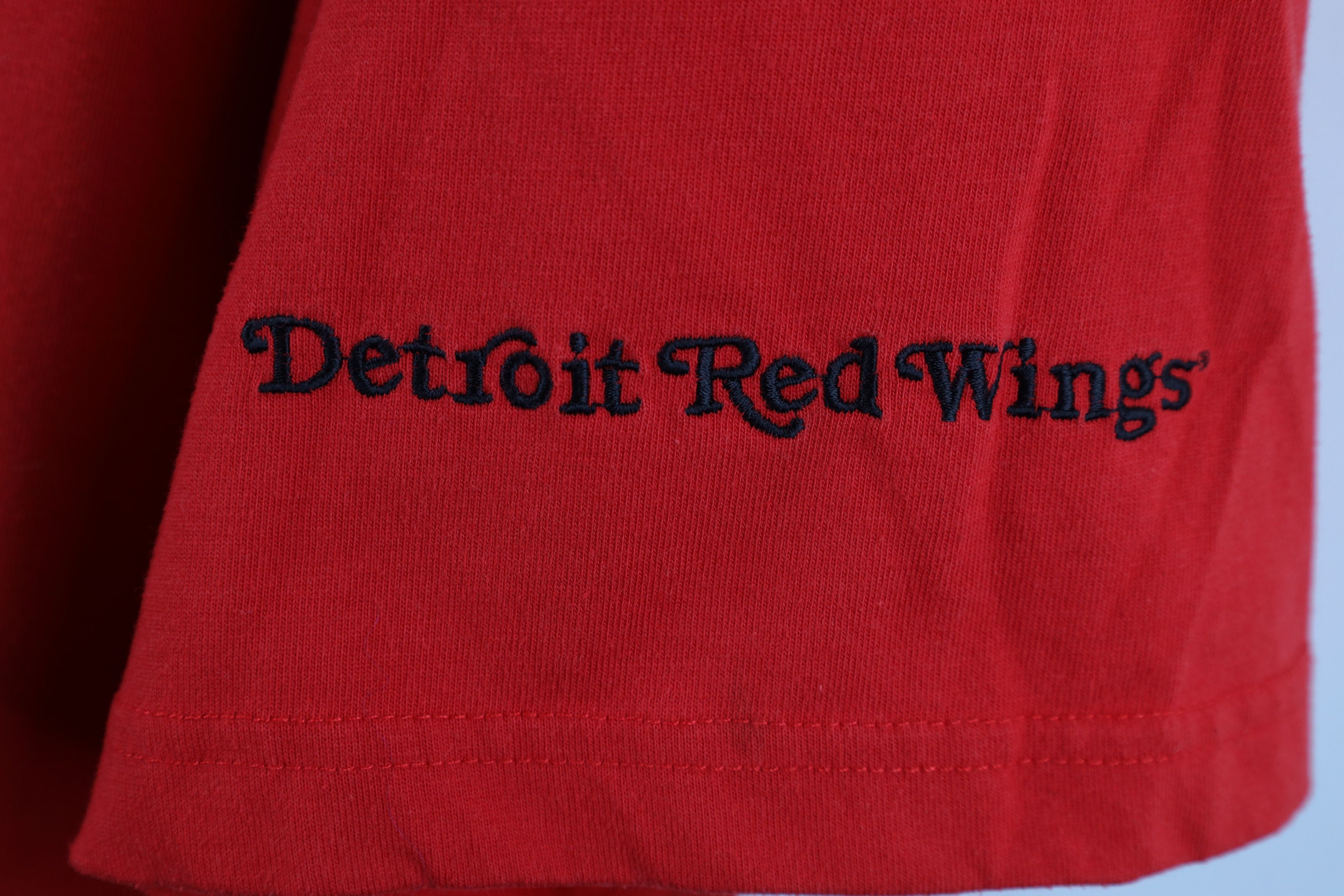 Vintage Vintage 90s Cut Off Detroit Red Wings Hockey Jersey T-Shirt Size US XXL / EU 58 / 5 - 4 Thumbnail