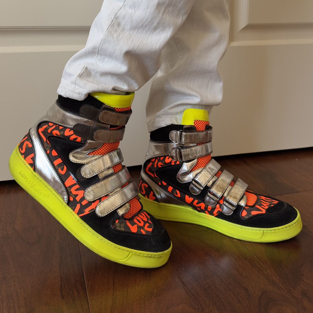 Louis Vuitton × Stephen Sprouse Louis Vuitton x Stephen Sprouse Graffiti High-Top Sneakers Size US 9.5 / EU 42-43 - 5 Thumbnail