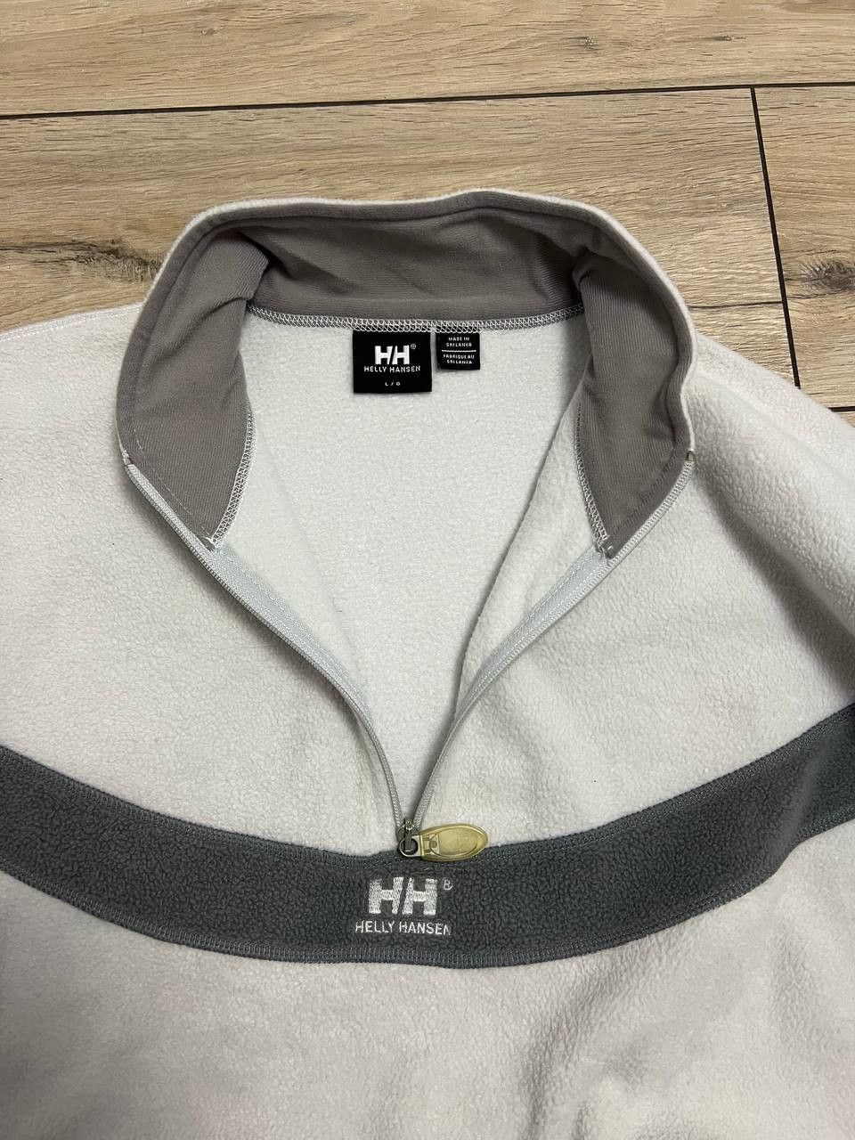 Helly Hansen Vintage Helly Hansen Fleece Jacket 1/2 Zip sz L White Active Size US L / EU 52-54 / 3 - 9 Thumbnail