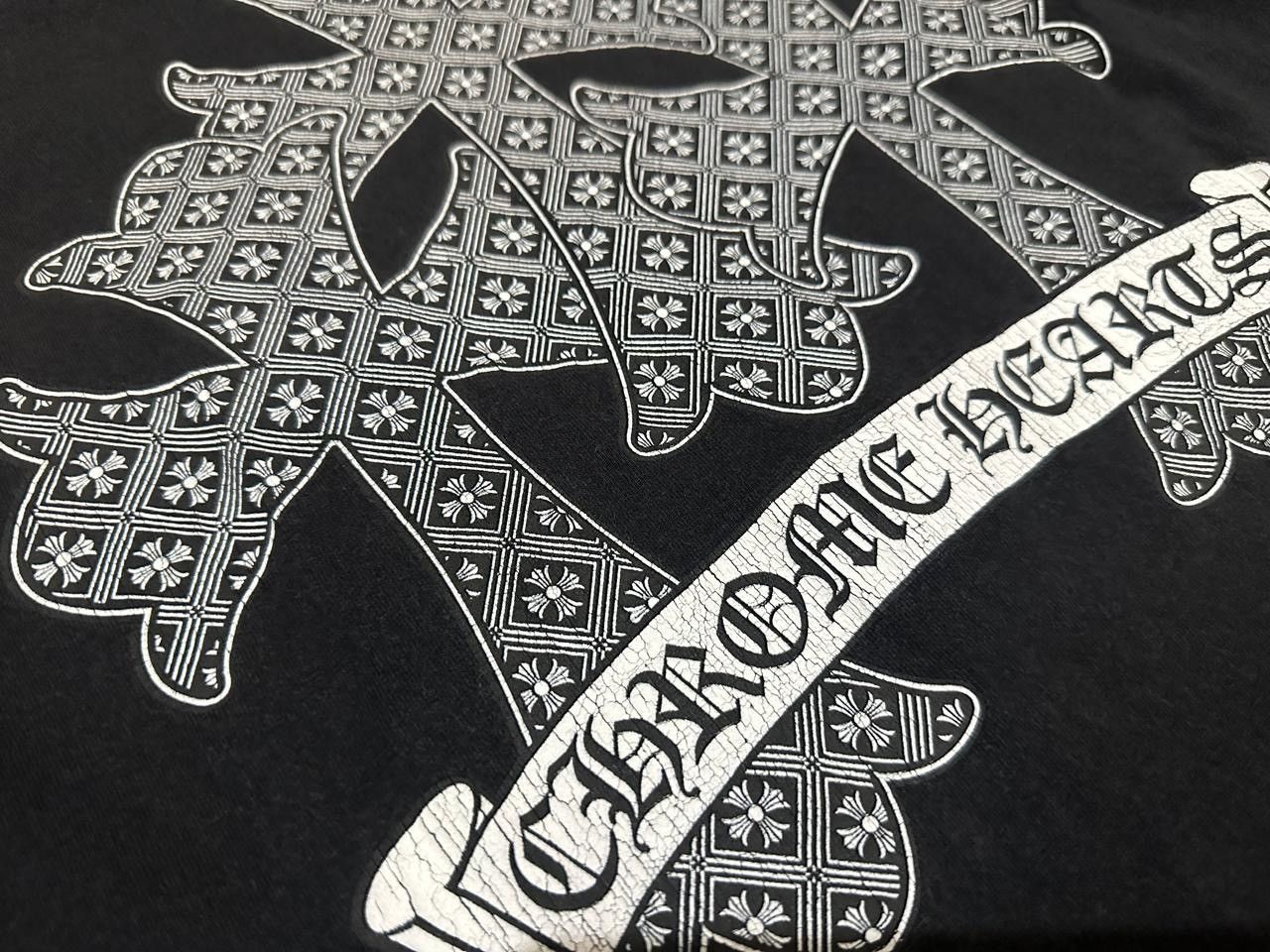 Chrome Hearts Rare Vintage Chrome Hearts Cemetry Logo Long Sleev Size US L / EU 52-54 / 3 - 3 Thumbnail