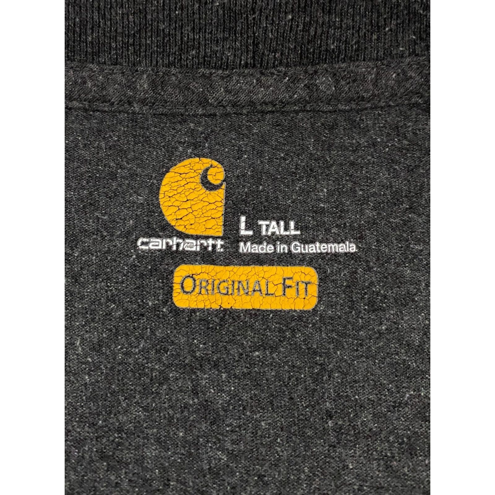 Carhartt VINTAGE Carhartt Shirt Mens L Tall Gray Original Fit Pocket Logo Crewneck Tee T-Shirt Size US L / EU 52-54 / 3 - 3 Thumbnail