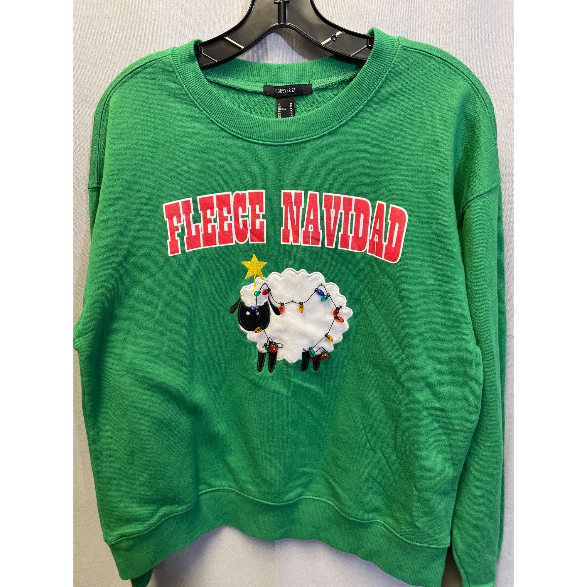 Forever 21 Fleece Navidad womens Christmas Sweatshirt Size M SKU 6973 Size M / US 6-8 / IT 42-44 - 1 Thumbnail