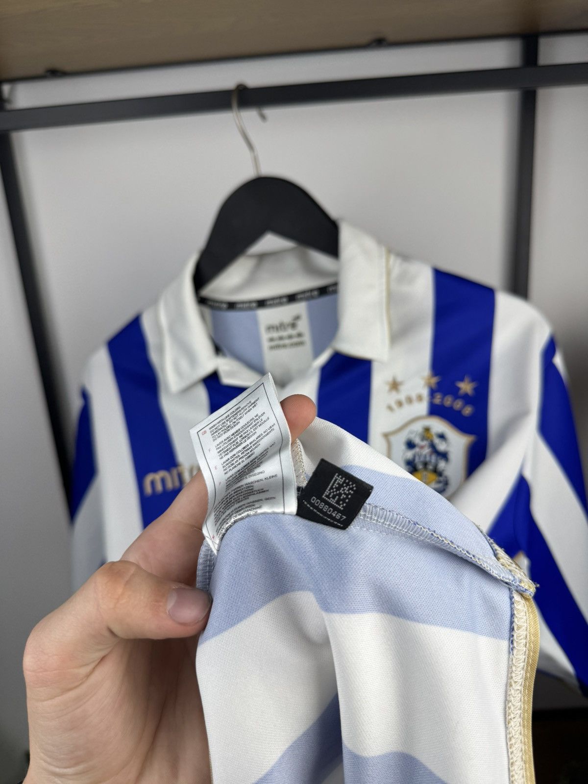 Vintage 2008-09 Huddersfield Centenary Home Shirt Parker #23 Size US L / EU 52-54 / 3 - 6 Thumbnail