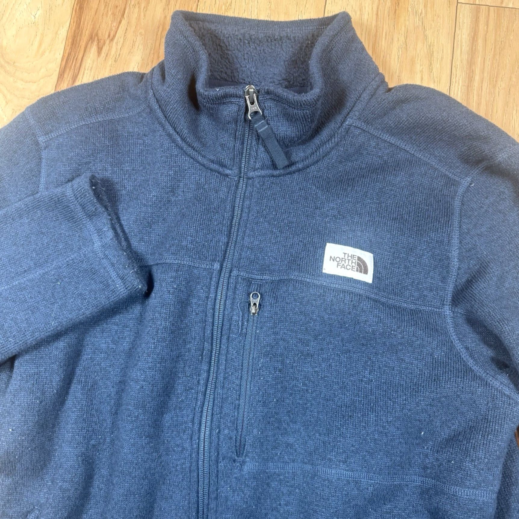 The North Face The North Face Gordon Lyons Full Zip Jacket Mens Medium Brown Label Navy Blue Brown Full Zip Jacket Mens M Size US M / EU 48-50 / 2 - 3 Thumbnail