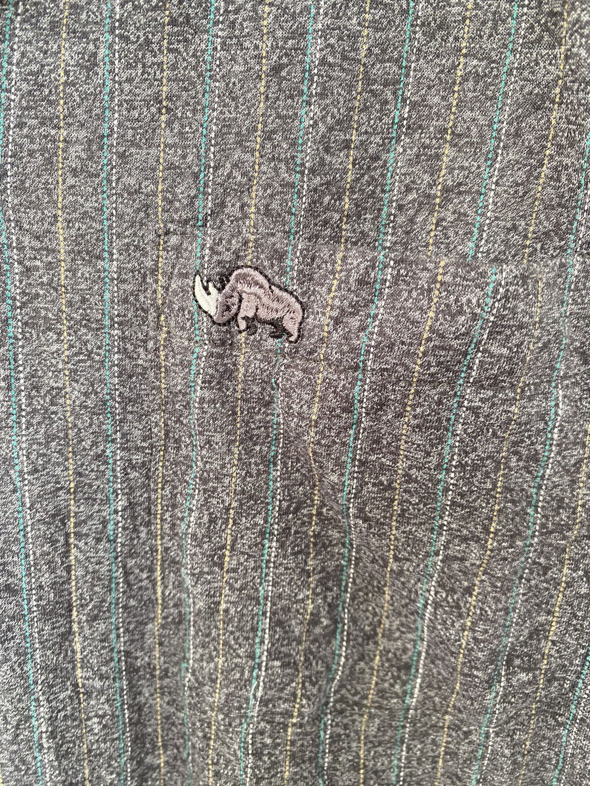 Beauty Beast × Japanese Brand × Kansai Yamamoto Vintage Kansai Yamamoto rhinoceros small logo polo shirt Size US M / EU 48-50 / 2 - 4 Thumbnail