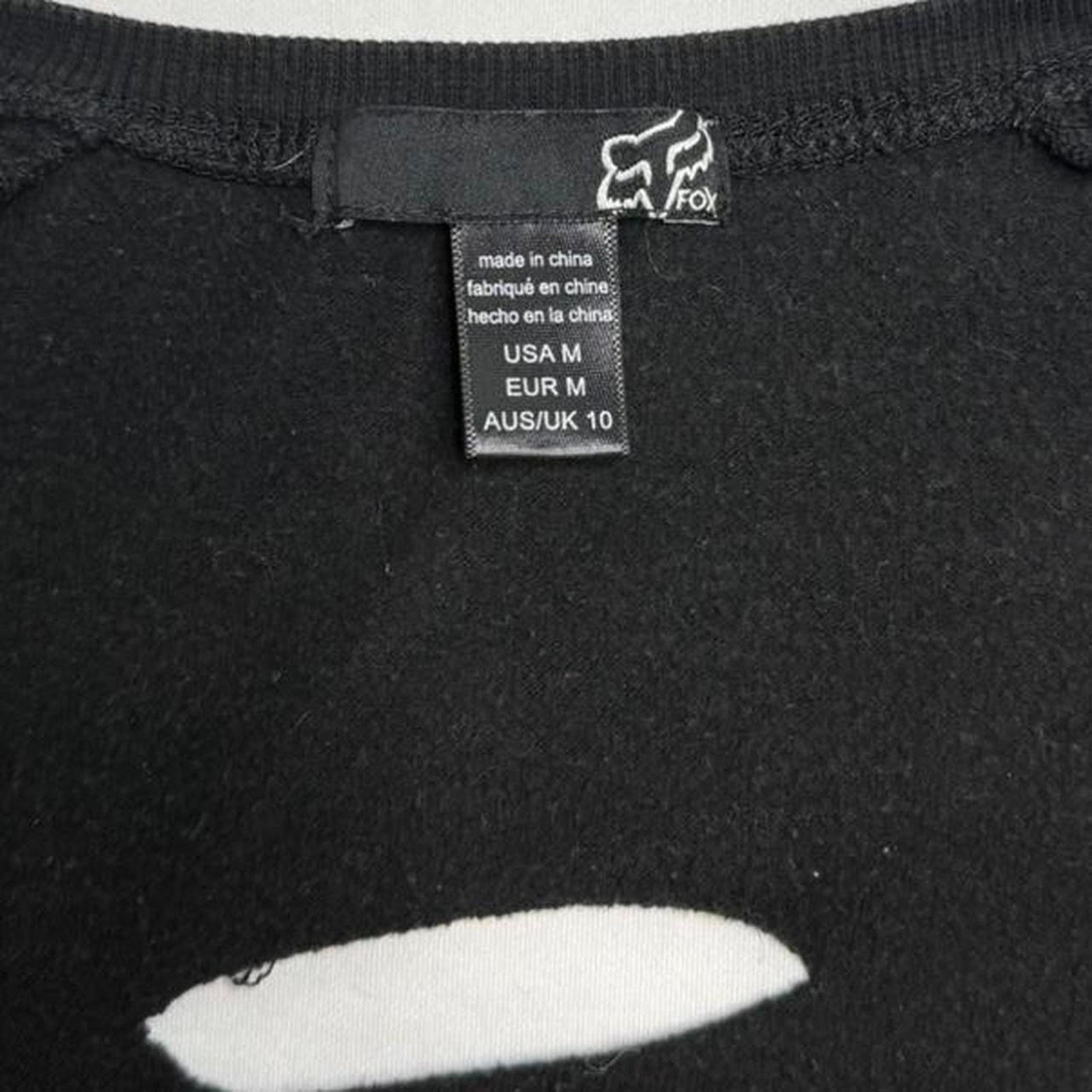 Fox Racing Fox Racing Black Y2K Vintage long sleeve back cut size M Size M / US 6-8 / IT 42-44 - 7 Thumbnail