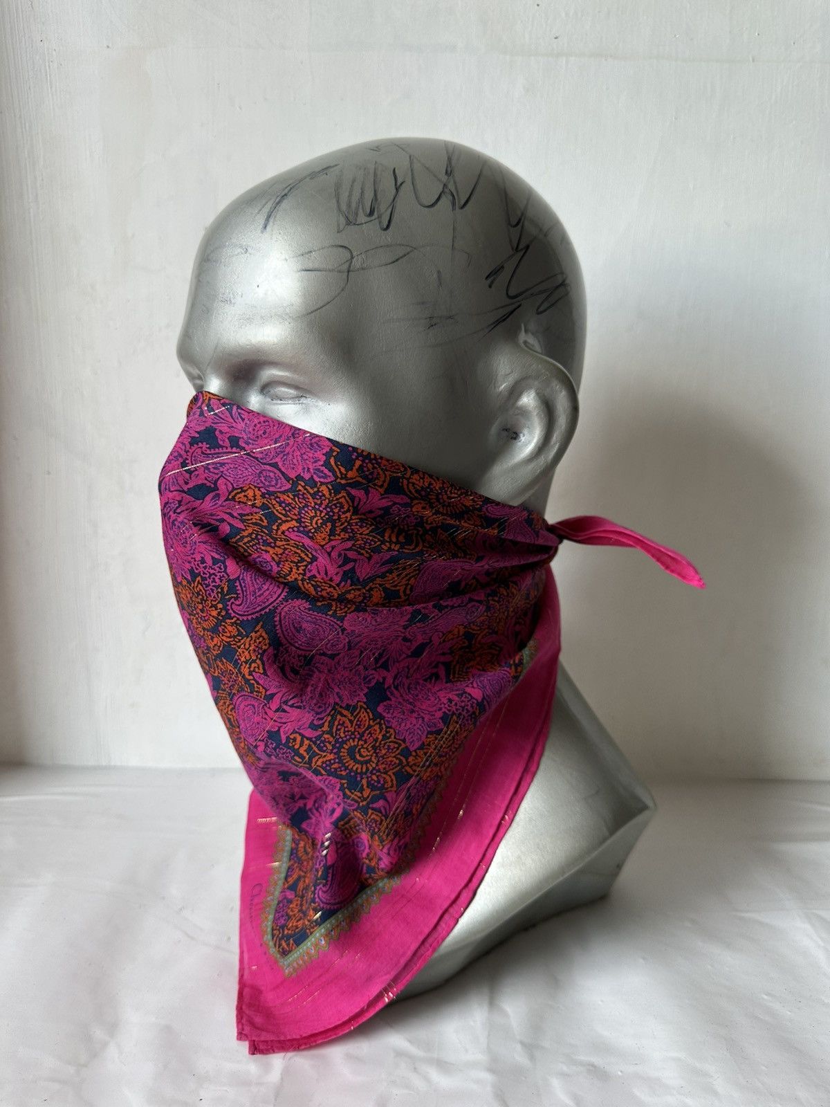 Vintage Vintage Christian Dior Handkerchief/ Neckerchief/ Bandana Size ONE SIZE - 8 Thumbnail