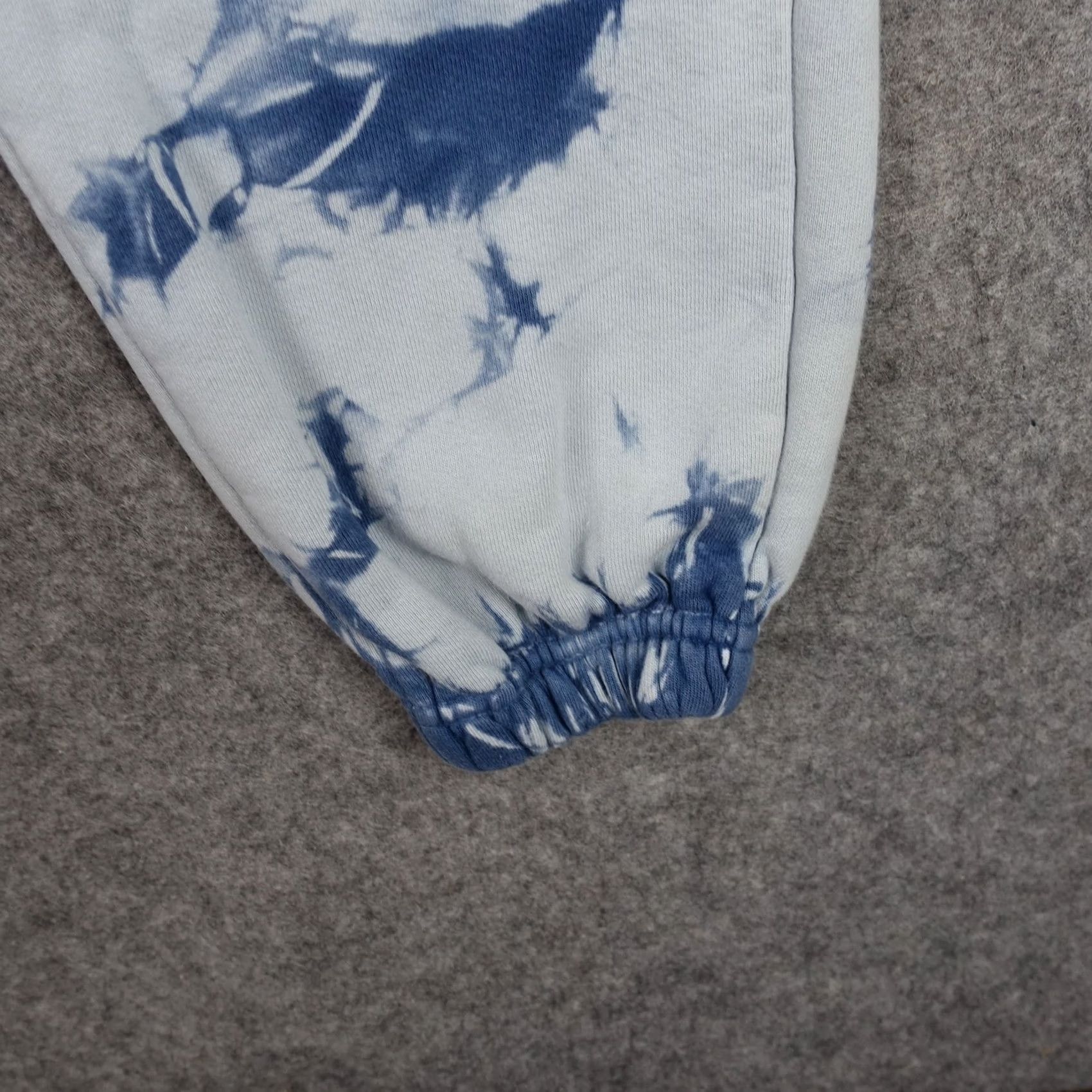 Vintage Legends Mens Small Blue White Tie Dye Jogger Pants USA Patch Logo Sweatpants Size US 29 - 7 Thumbnail