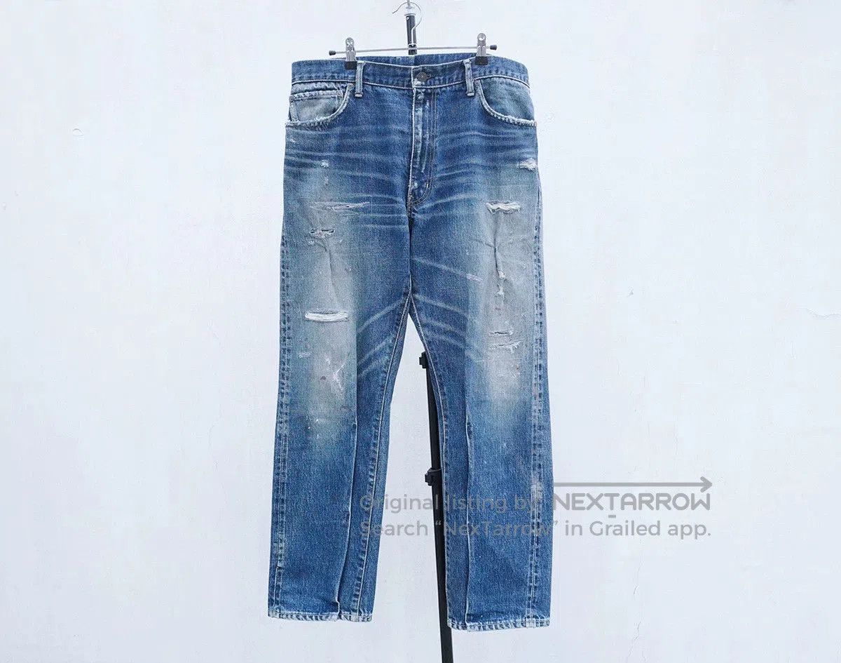 Visvim visvim journeyman denim pants with damage. Size US 30 / EU 46 - 1 Thumbnail
