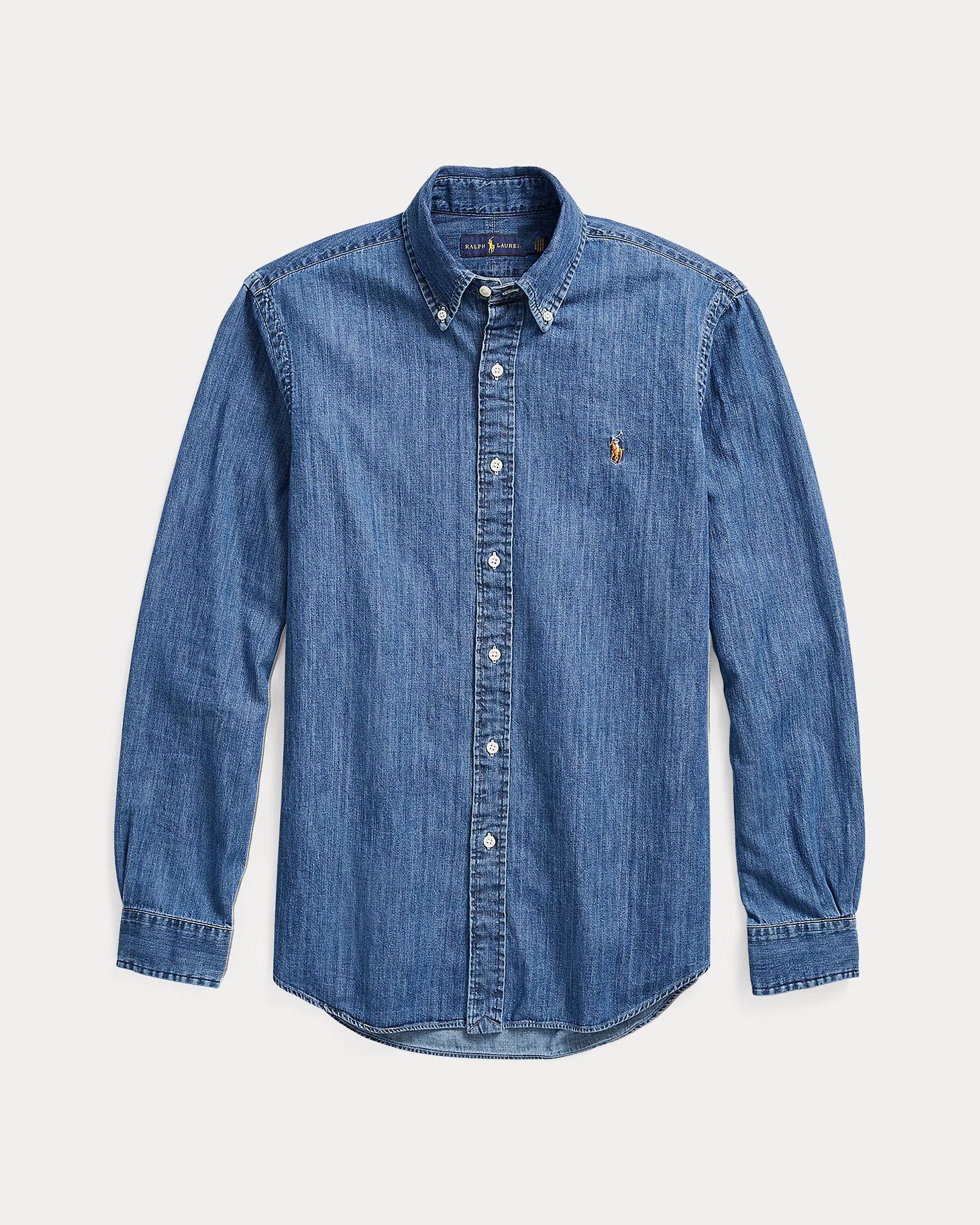 Polo Ralph Lauren Classic Fit Denim Shirt Size US M / EU 48-50 / 2 - 3 Thumbnail