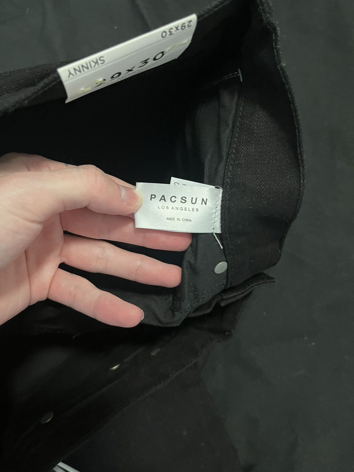 Pacsun Pacsun black denim game and watch Size US 31 - 7 Thumbnail