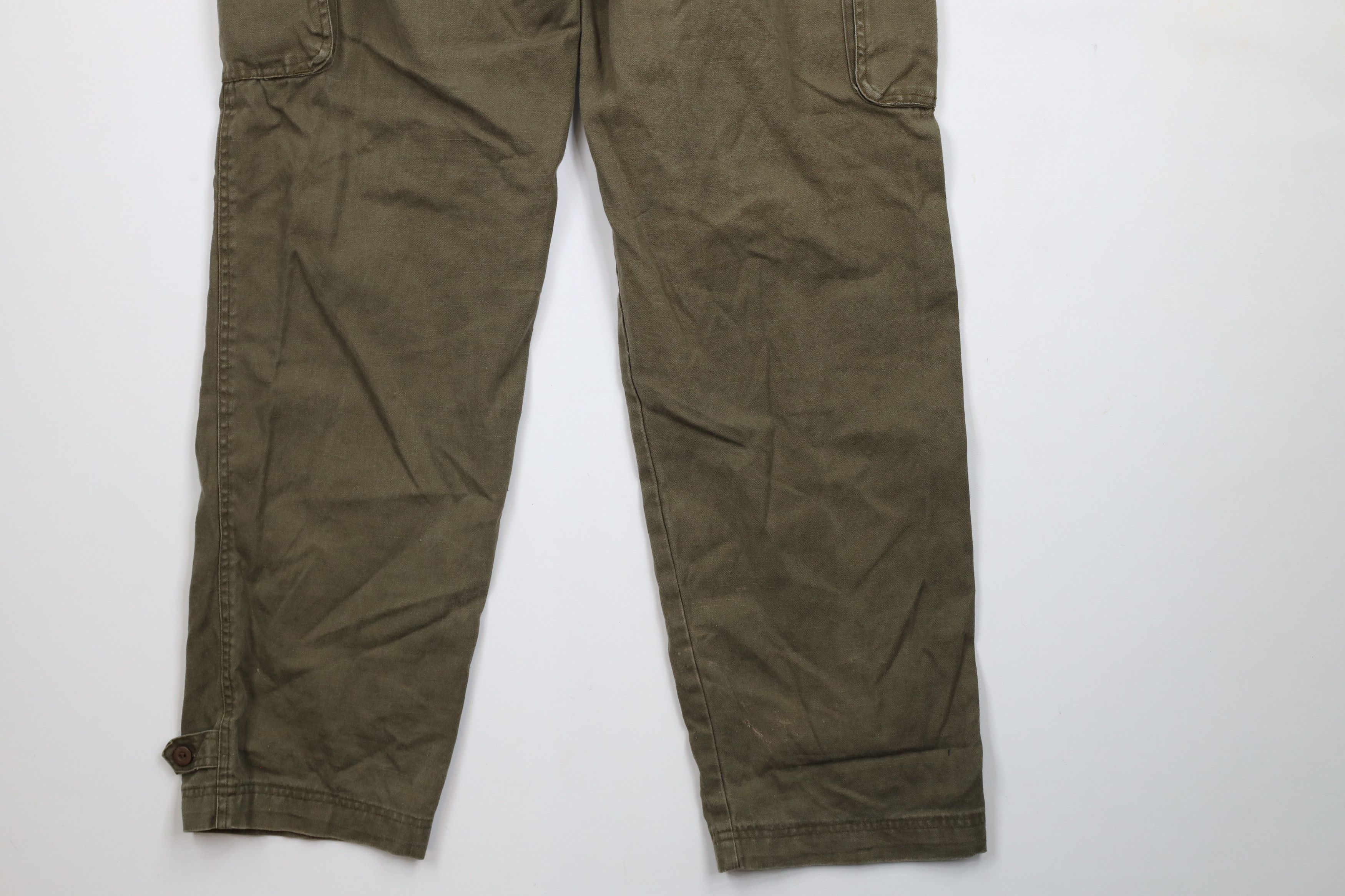 Vintage Vintage 90s Streetwear Pleated Military Surplus Cargo Pants Size US 34 / EU 50 - 12 Thumbnail