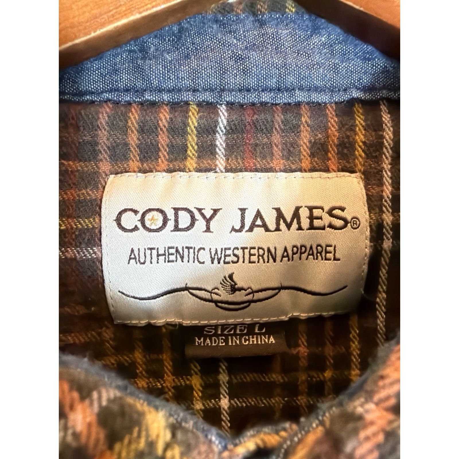 Cody James **Cody James Mens Large Brown Plaid Flannel Shirt** User: Cody James Mens Large Brown Plaid Flannel Shirt Size US L / EU 52-54 / 3 - 6 Thumbnail