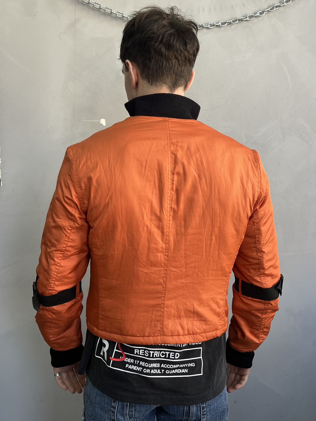Japanese Brand Bondage moto jacket helmut lang style archive opium y2k Size US M / EU 48-50 / 2 - 8 Thumbnail