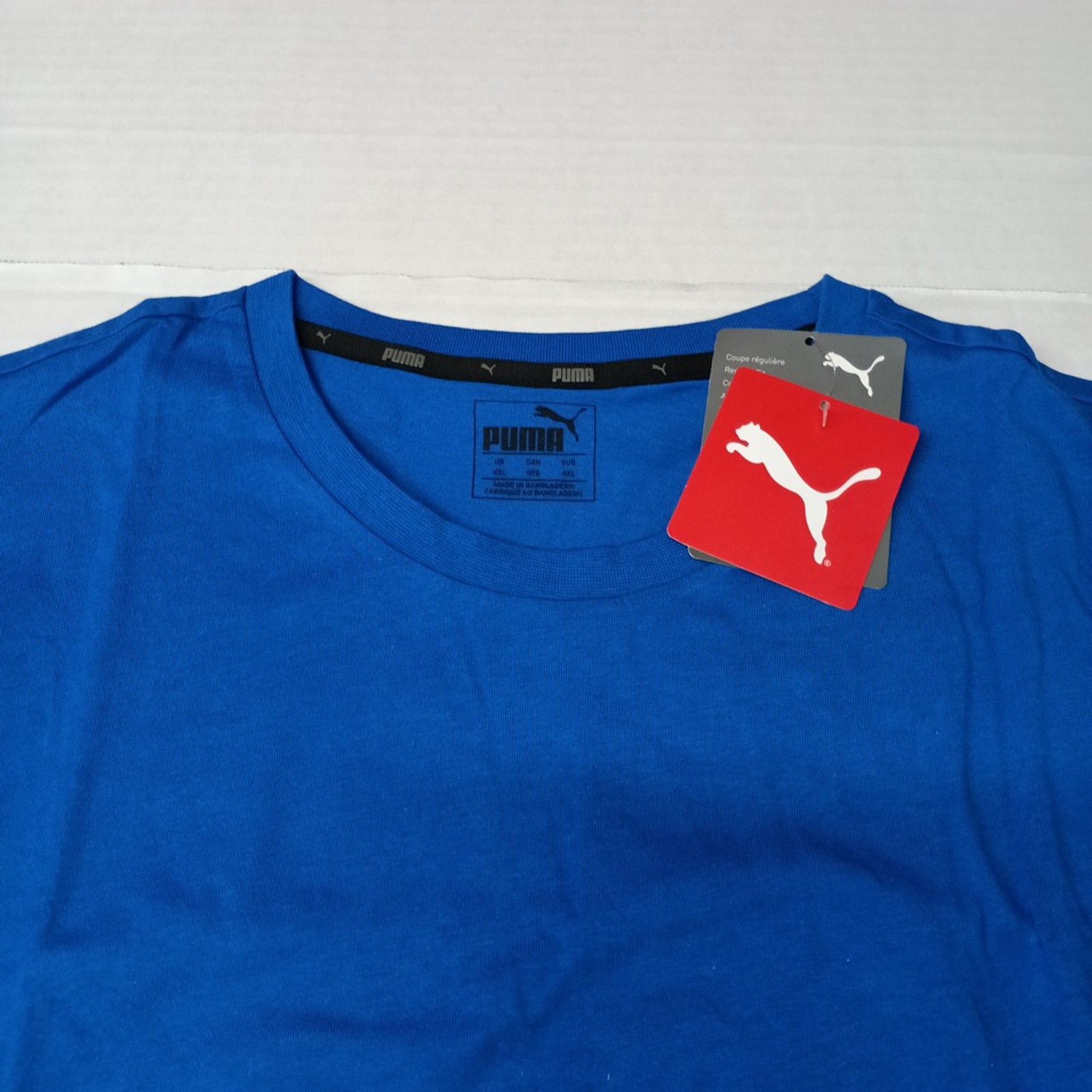 Puma PUMA T-Shirt Men's 4XL Blue Regular Fit Alpha No. 1 Tee Size US XXL / EU 58 / 5 - 3 Thumbnail
