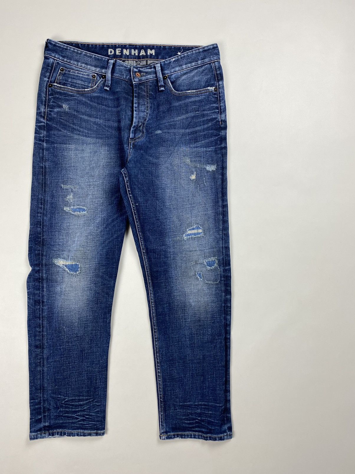 DENHAM × Japanese Brand Denham Crop Low Crotch men’s jeans size 32 Size US 32 / EU 48 - 3 Thumbnail