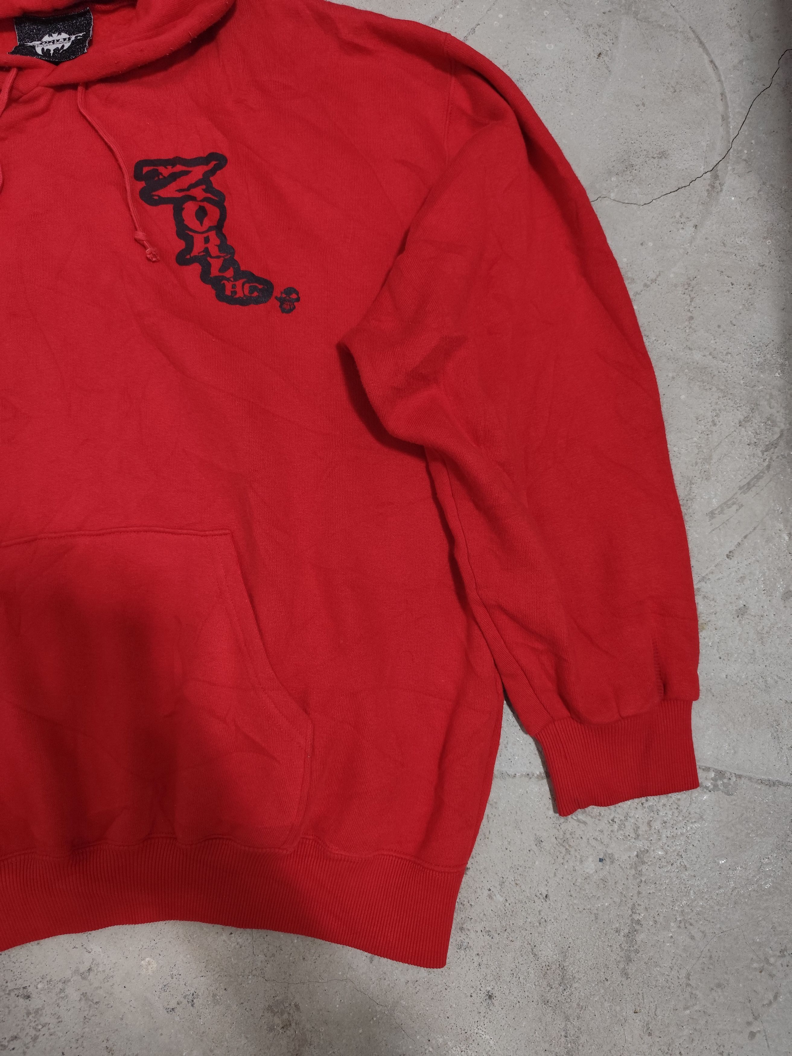 Powell Peralta Vintage 90s skate brand Zorlac hoodie Size US XL / EU 56 / 4 - 3 Thumbnail