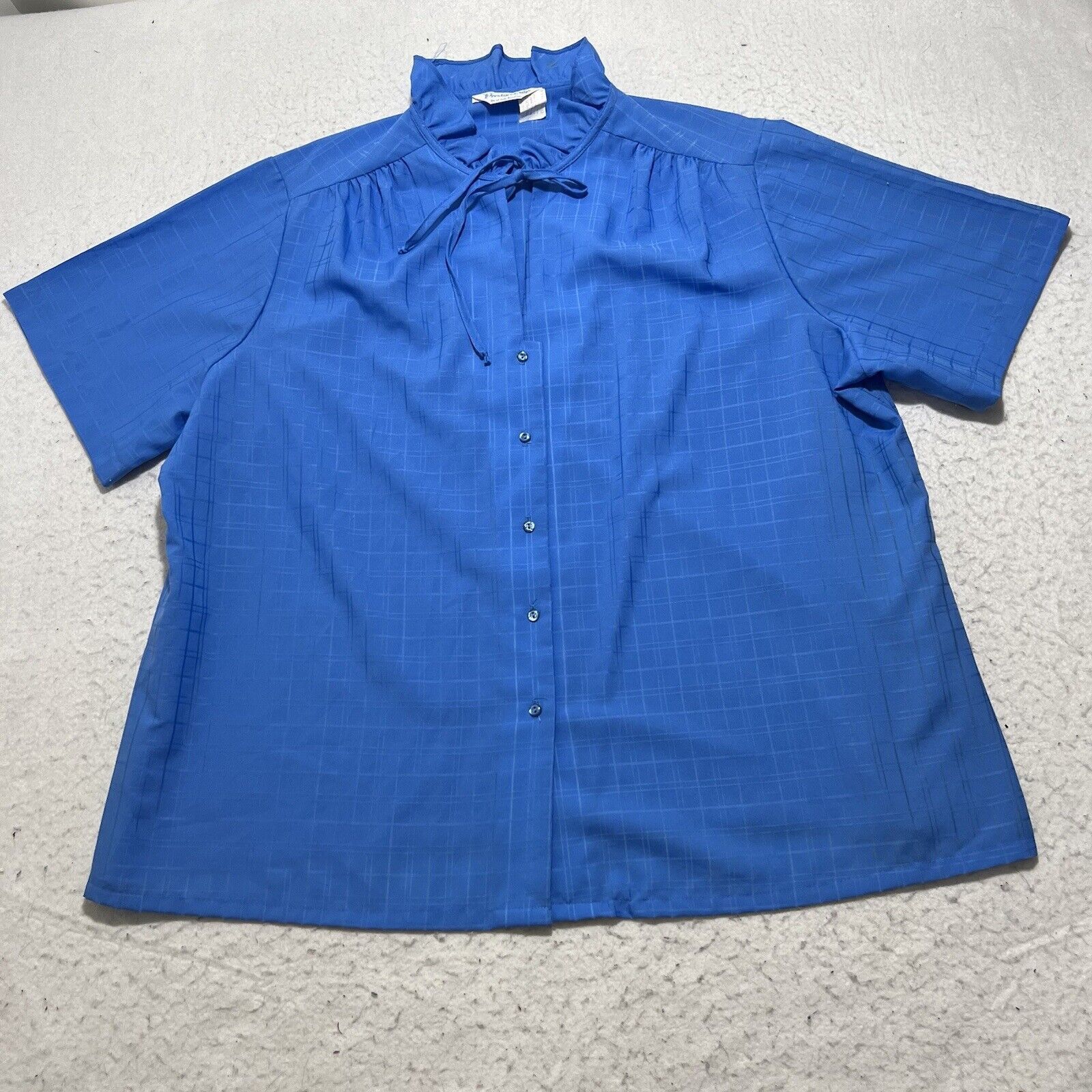 Vintage Vintage 80s Provincetown Judy Bond 44 Button Down Blouse Size XL / US 12-14 / IT 48-50 - 1 Thumbnail
