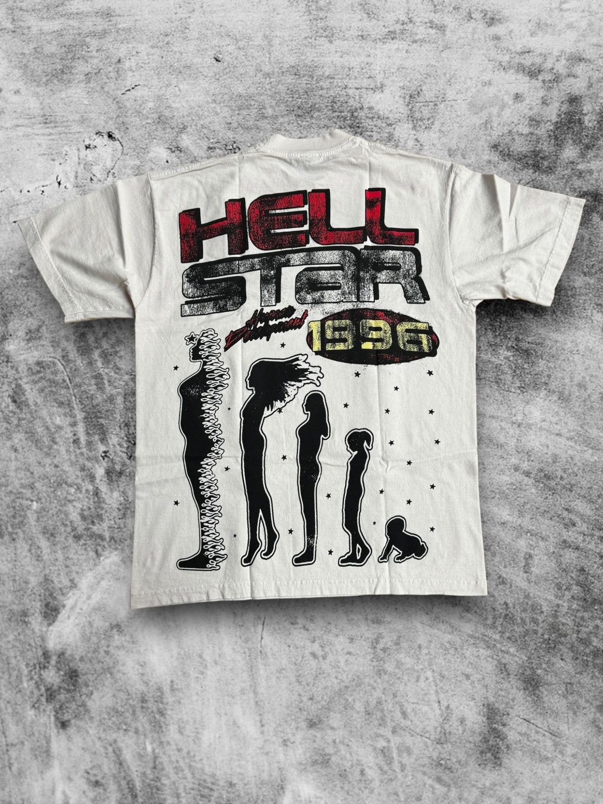 HELLSTAR ヘルスター HUMAN DEVELOPMENT Tシャツ クリーム Hellstar shirt Hellstar Human Development Tee | Depop