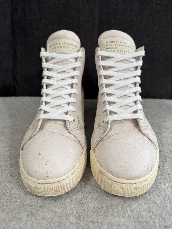 Marc by Marc Jacobs Marc by Marc Jacobs Glazed High Top Sneaker Leather size 38 Size US 8 / IT 38 - 5 Thumbnail