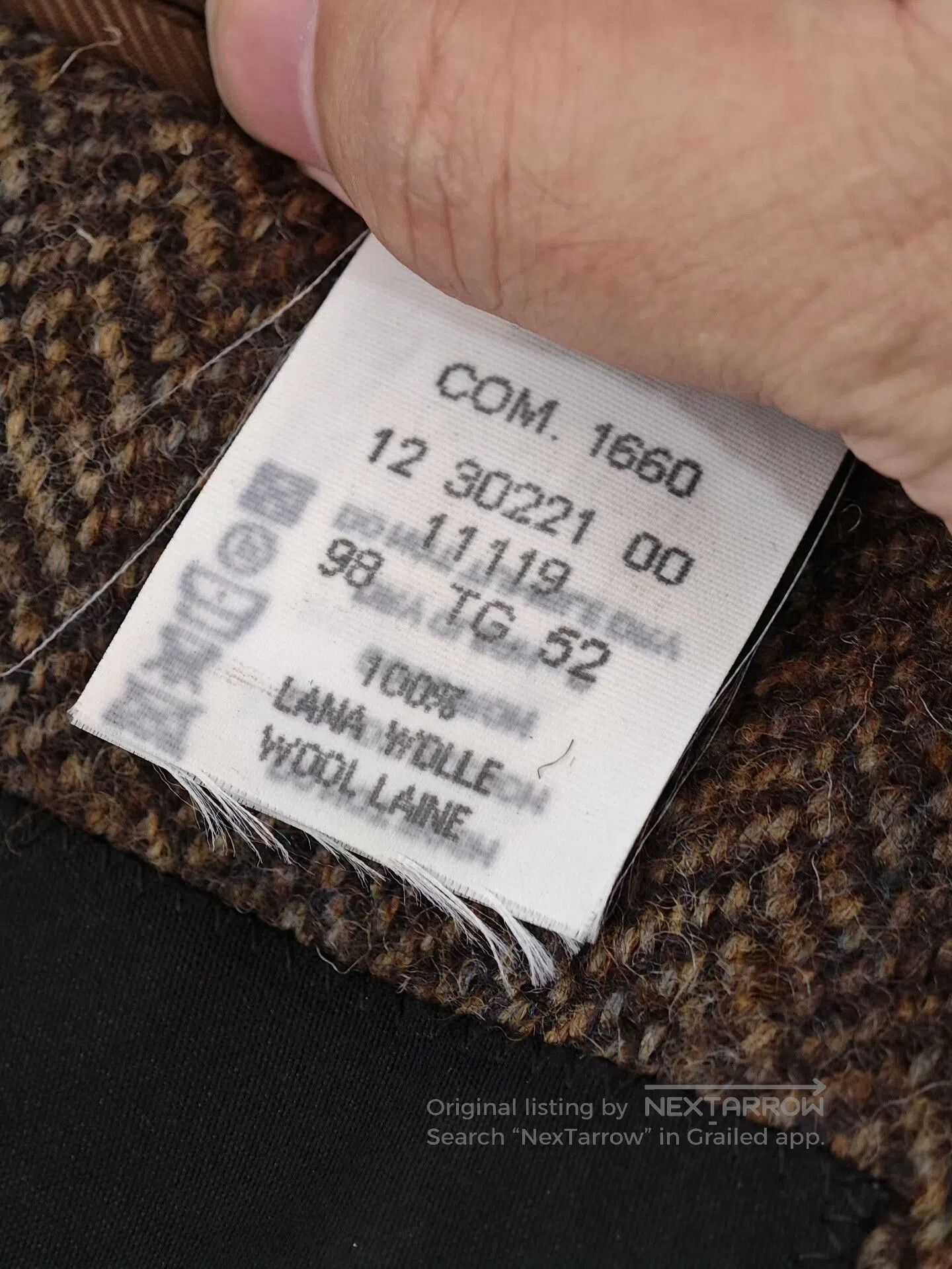 Henry Cotton's Henry Cotton's Italian Wool Blazer. Size US L / EU 52-54 / 3 - 8 Thumbnail