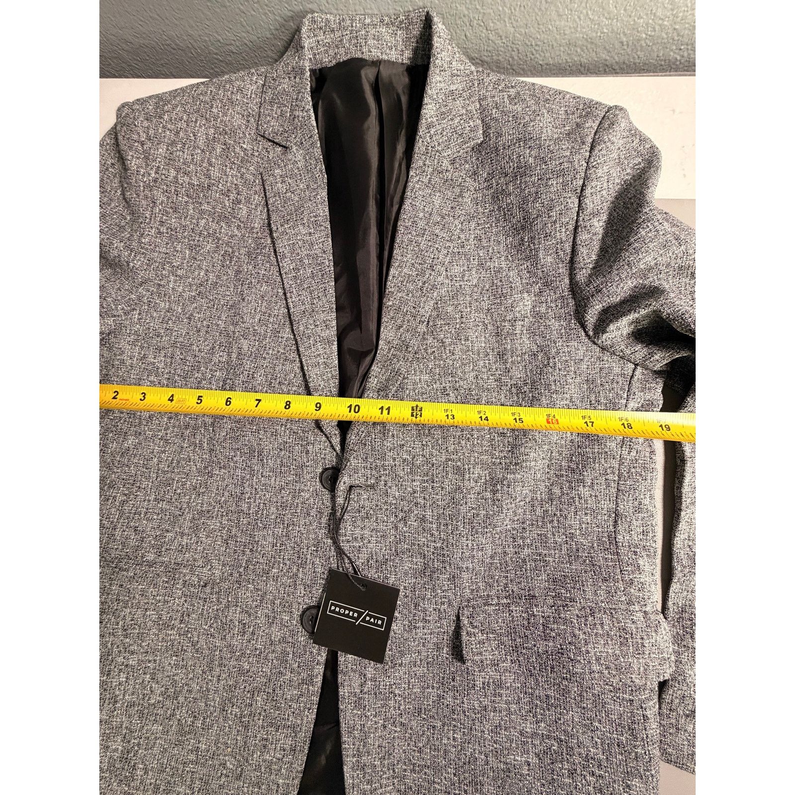 0 Proper Pair Men’s Blazer Sport Coat Jacket Gray Size XS Size US XS / EU 42 / 0 - 10 Thumbnail