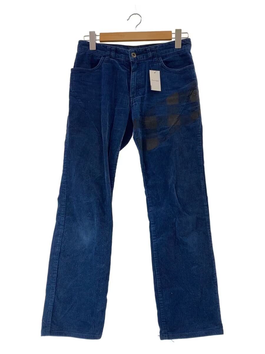 Number (N)ine AW08 Check Print Corduroy Straight Leg Pants Size US 28 / EU 44 - 1 Thumbnail