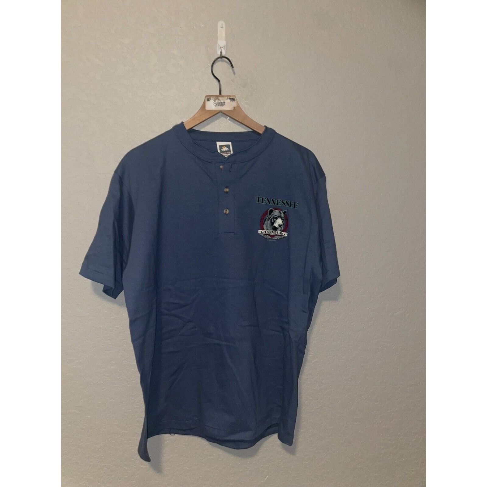 Jerzees Vintage Bear Shirt Animal Country Tennessee VTG 90s Large Size US L / EU 52-54 / 3 - 2 Thumbnail