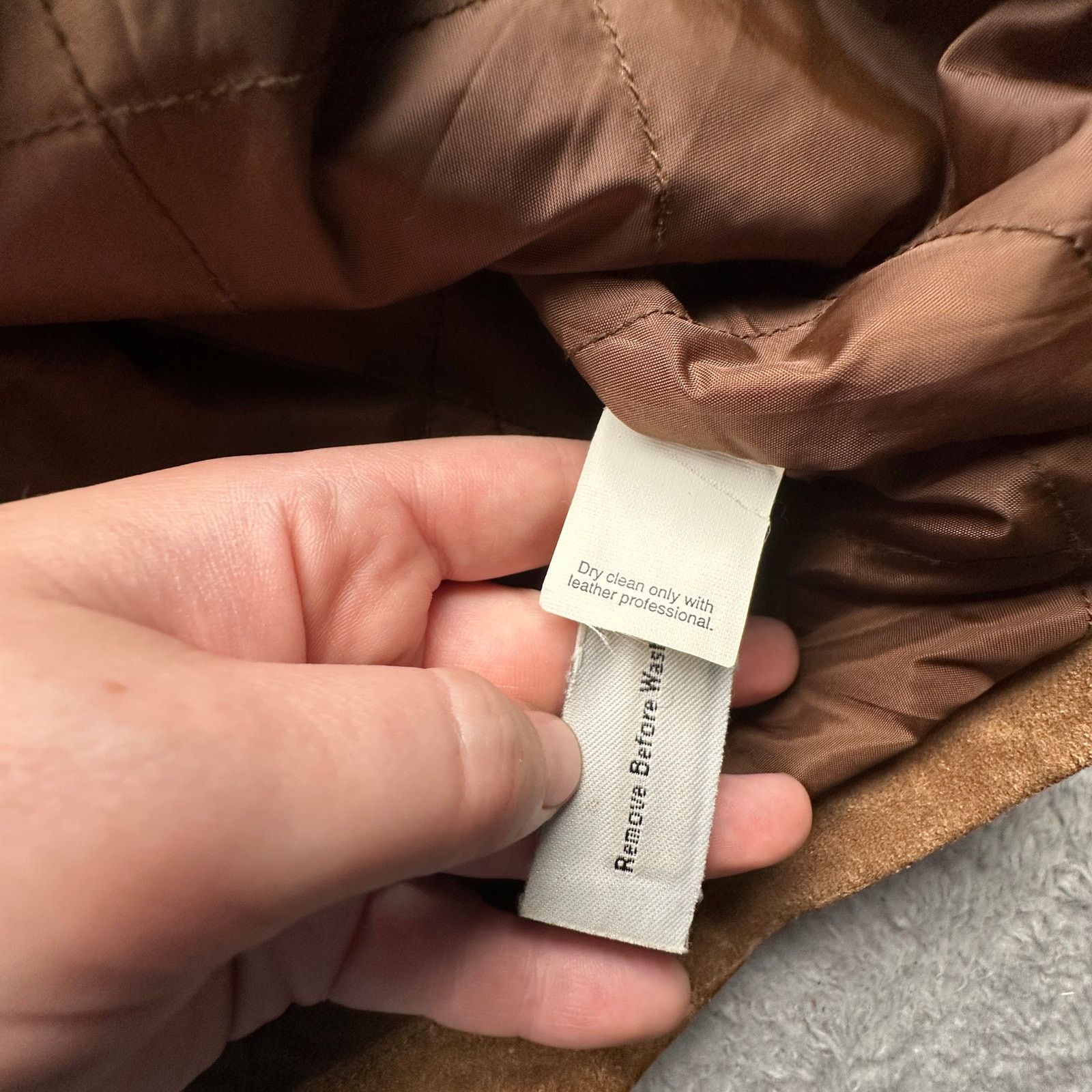 J.Crew Vintage J Crew Suede Leather Brown Button Mens Coat Large Size US L / EU 52-54 / 3 - 15 Thumbnail