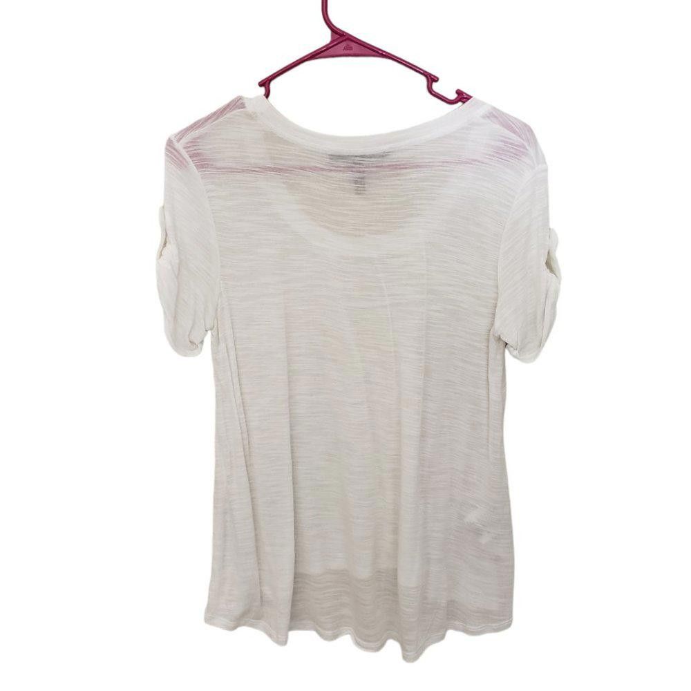 Bcbgmaxazria CT1251 Ladies BCBGMaxAzria White Blouse Small Size S / US 4 / IT 40 - 2 Thumbnail