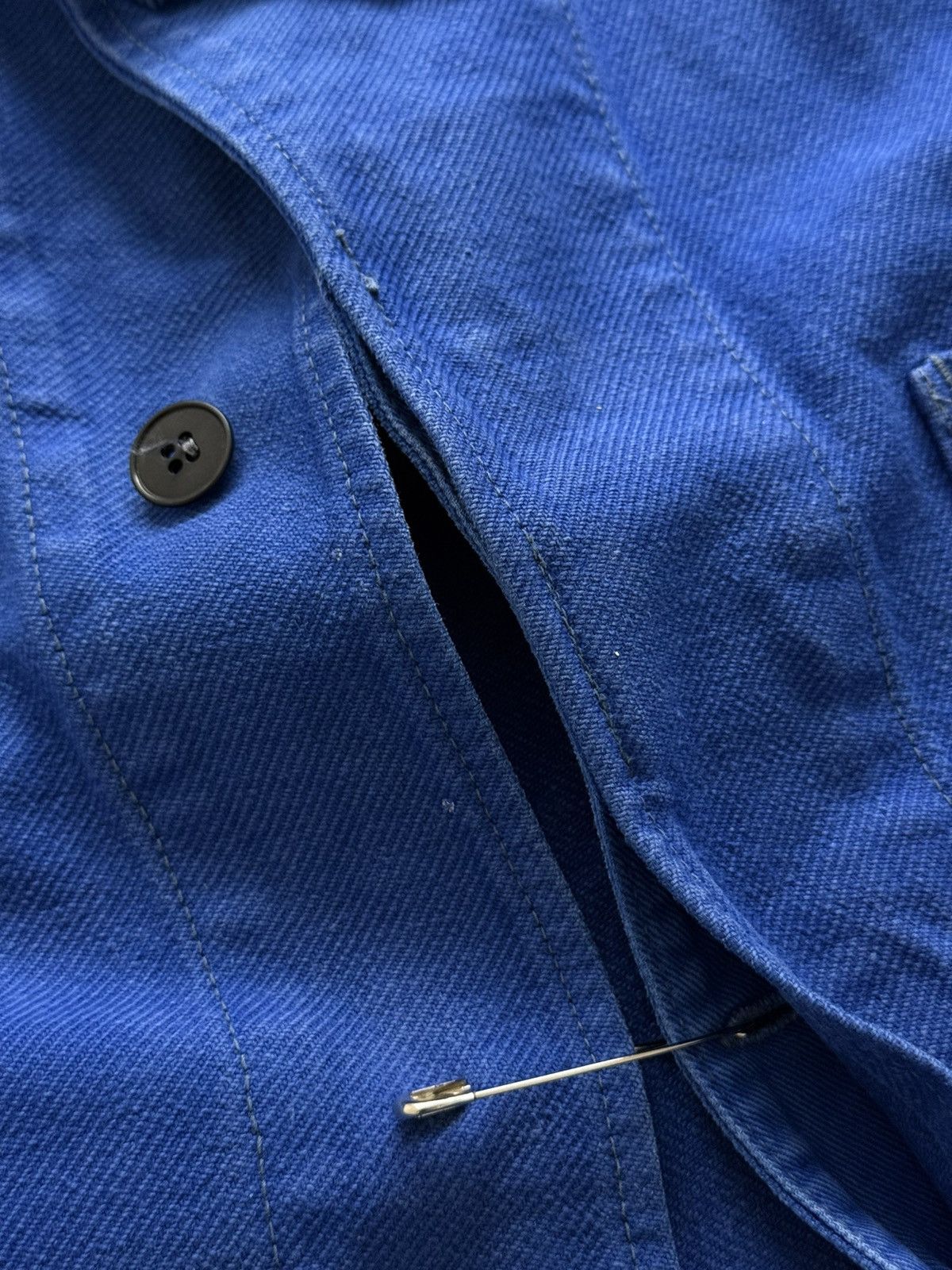 Vetra Vintage 60s „Lutteurs” French Workwear Sanfor Chore Jacket Size US L / EU 52-54 / 3 - 5 Thumbnail