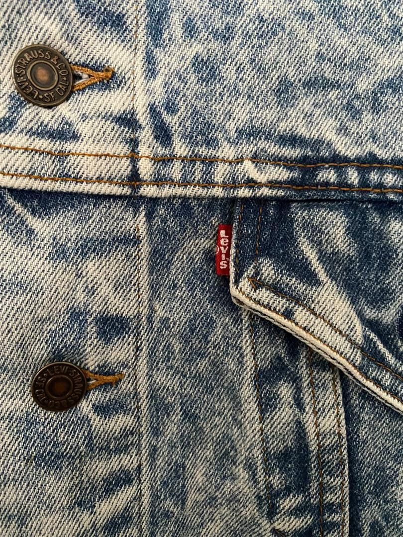 Levi's Vintage Clothing Vintage 80’s Levi’s Clothing Acid Wash Trucker Denim Jacket Size US L / EU 52-54 / 3 - 6 Thumbnail