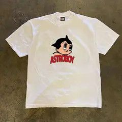 VIBE White street washed retro bread print t-shirt Size US M / EU 48-50 / 2 - 6 Thumbnail