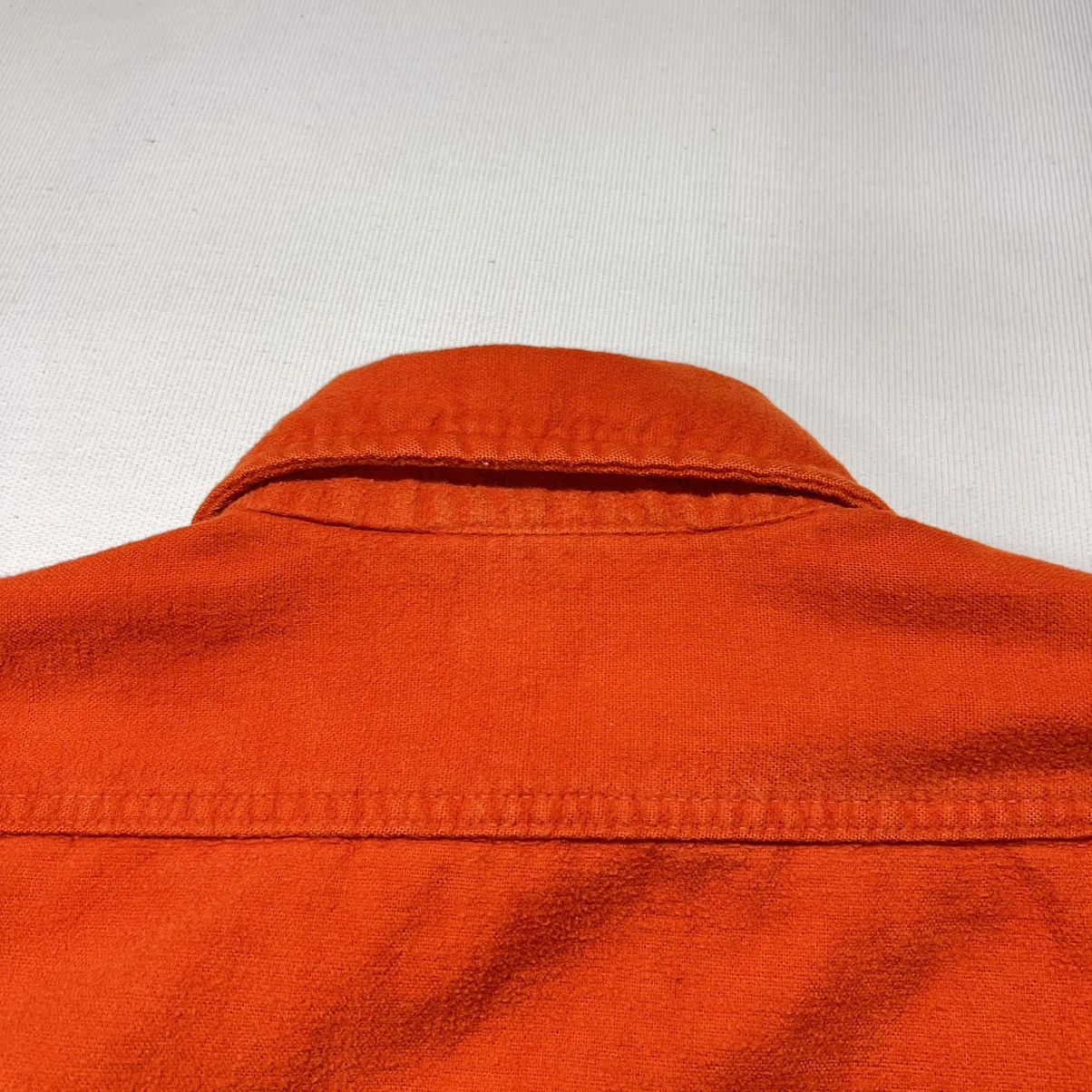 Vintage VTG Mr Leggs Flannel Shirt Orange Chamois Button Up Pocket Size US M / EU 48-50 / 2 - 10 Thumbnail