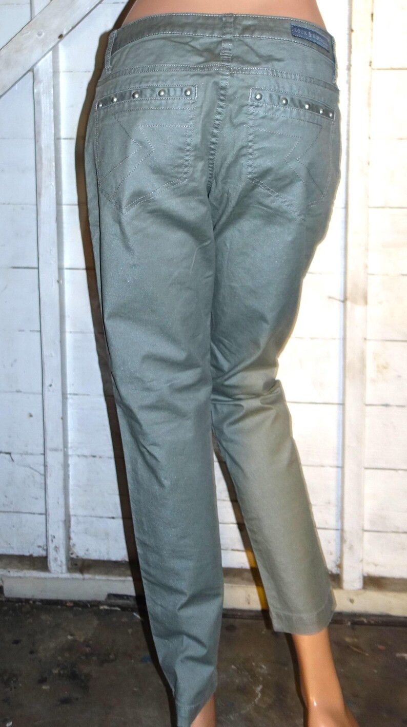 Rock & Republic Rock & Republic Sage Green Harlett Studs Jeans 8 Size 30" / US 8 / IT 44 - 5 Thumbnail