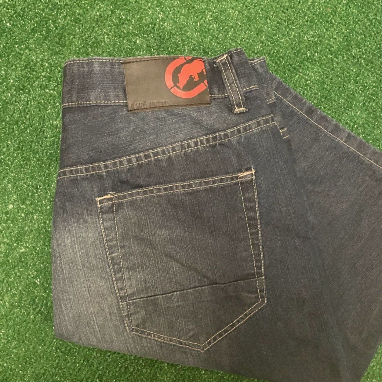 Ecko Unltd. VINTAGE Ecko Unltd Baggy Skater Grunge Jean Shorts VTG Mens Size 32 Jeans White Size US 32 / EU 48 - 5 Thumbnail