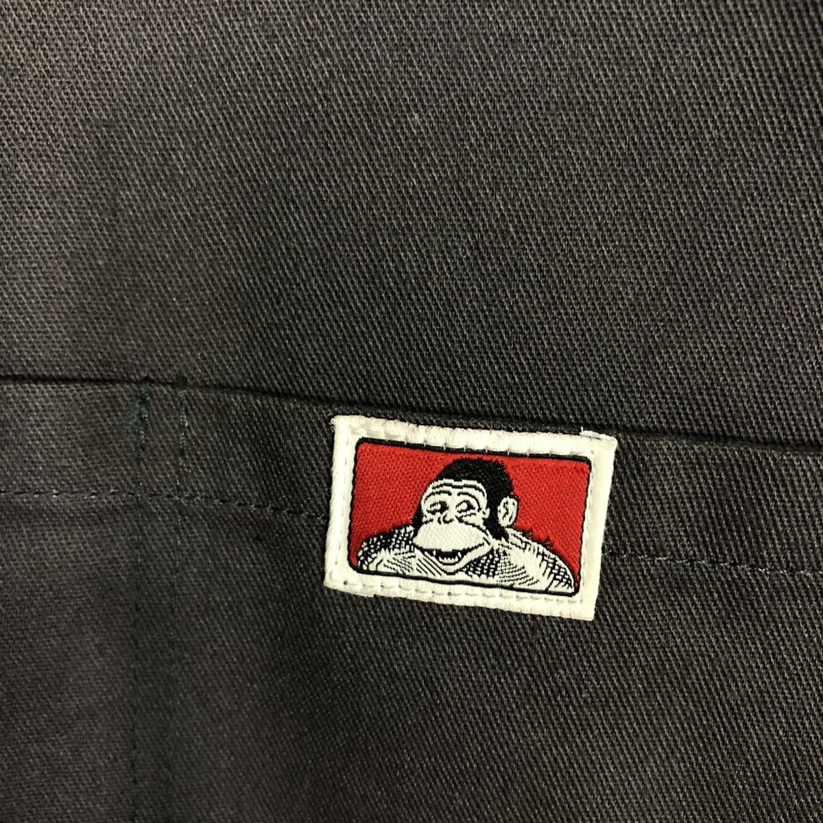 Japanese Brand 🔥HALF ZIPPER COLLAR BOWLING SHIRT BEN DAVIS SMALL LOGO Size US XL / EU 56 / 4 - 15 Thumbnail