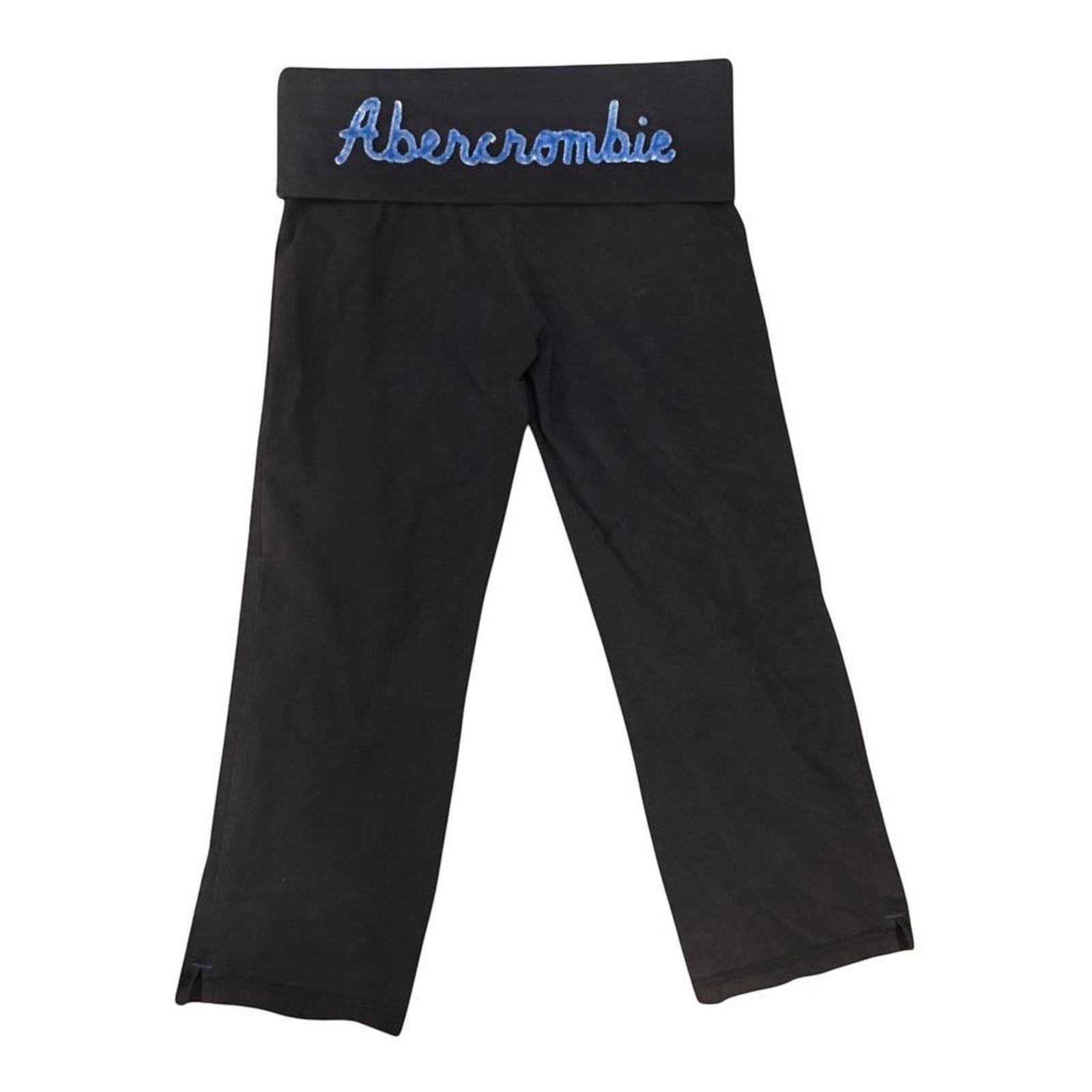 Abercrombie & Fitch VINTAGE Y2K Abercrombie Fold Over Yoga Pant Legging Capri XS Size 24" / US 00 / IT 34 - 3 Thumbnail