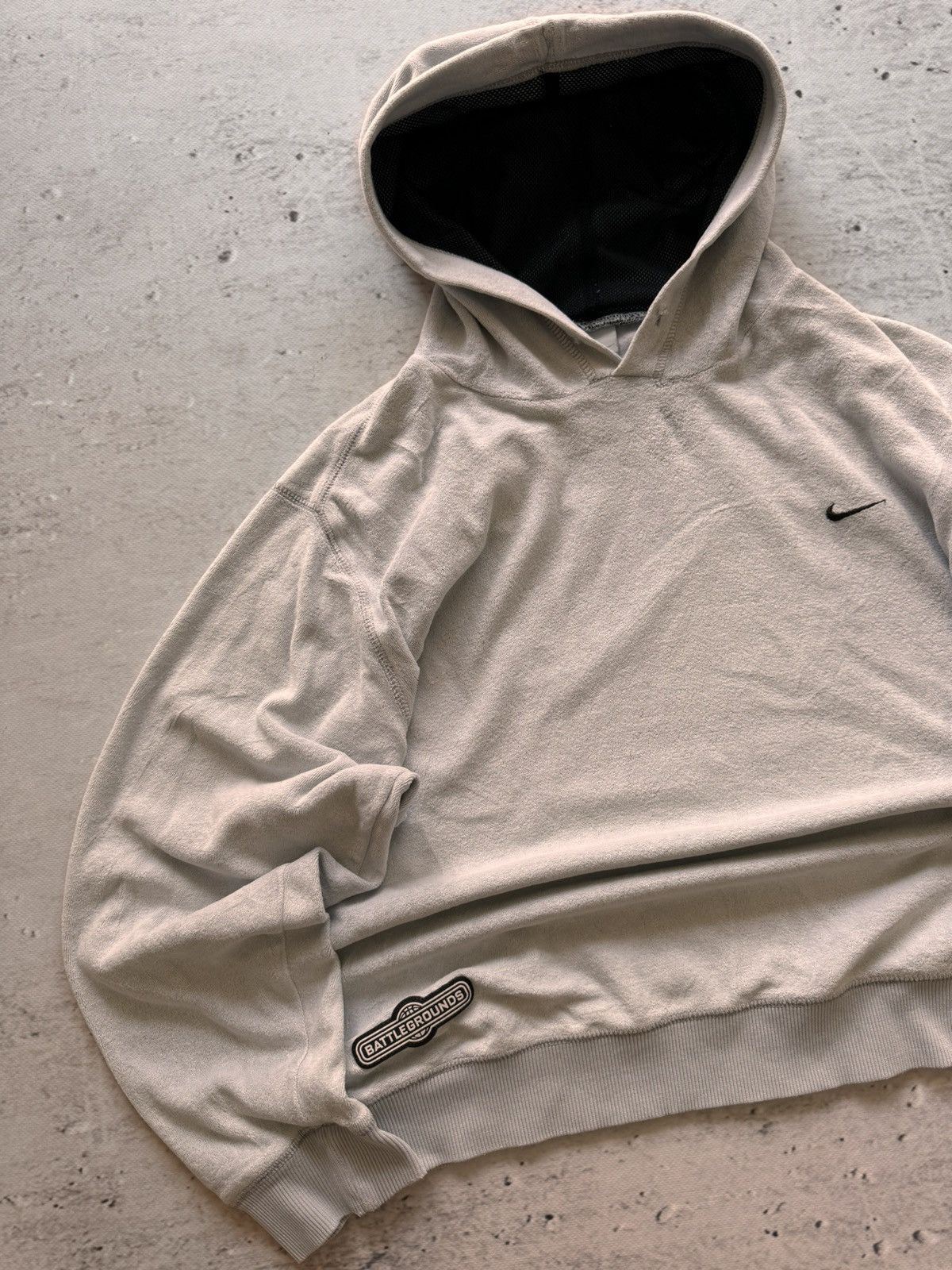 Nike × Vintage NIKE VINTAGE TEDDY BASIC LOGO OVERSIZE BOXY HOODIE Size US S / EU 44-46 / 1 - 2 Thumbnail