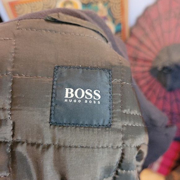Hugo Boss Hugo Boss Vintage Brown Long Wool Cashmere Coat - Size 58 Size US XXL / EU 58 / 5 - 6 Thumbnail