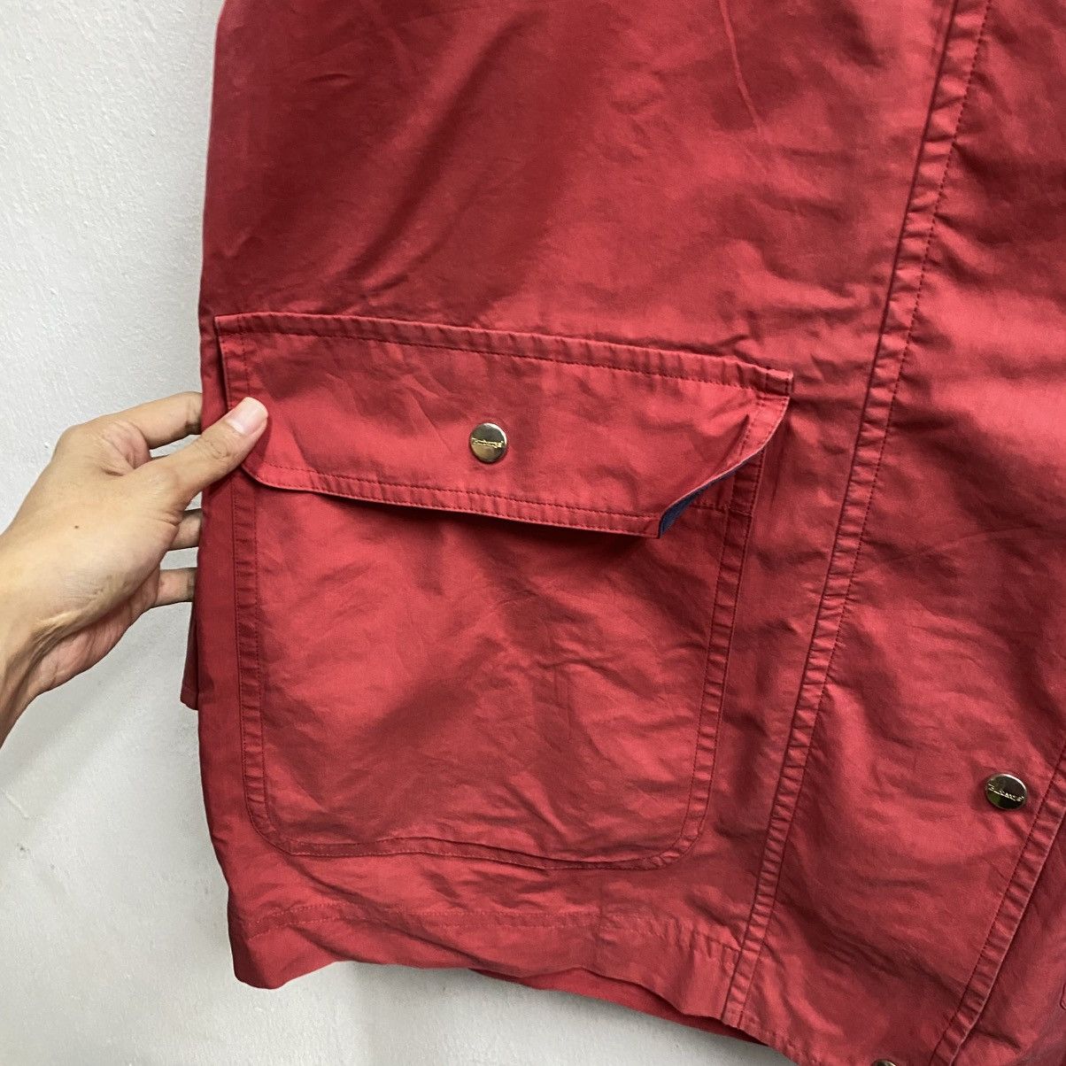 Burberry Rare Vintage Burberrys Prorsum Red Parka Jacket Hooded Size US L / EU 52-54 / 3 - 8 Thumbnail