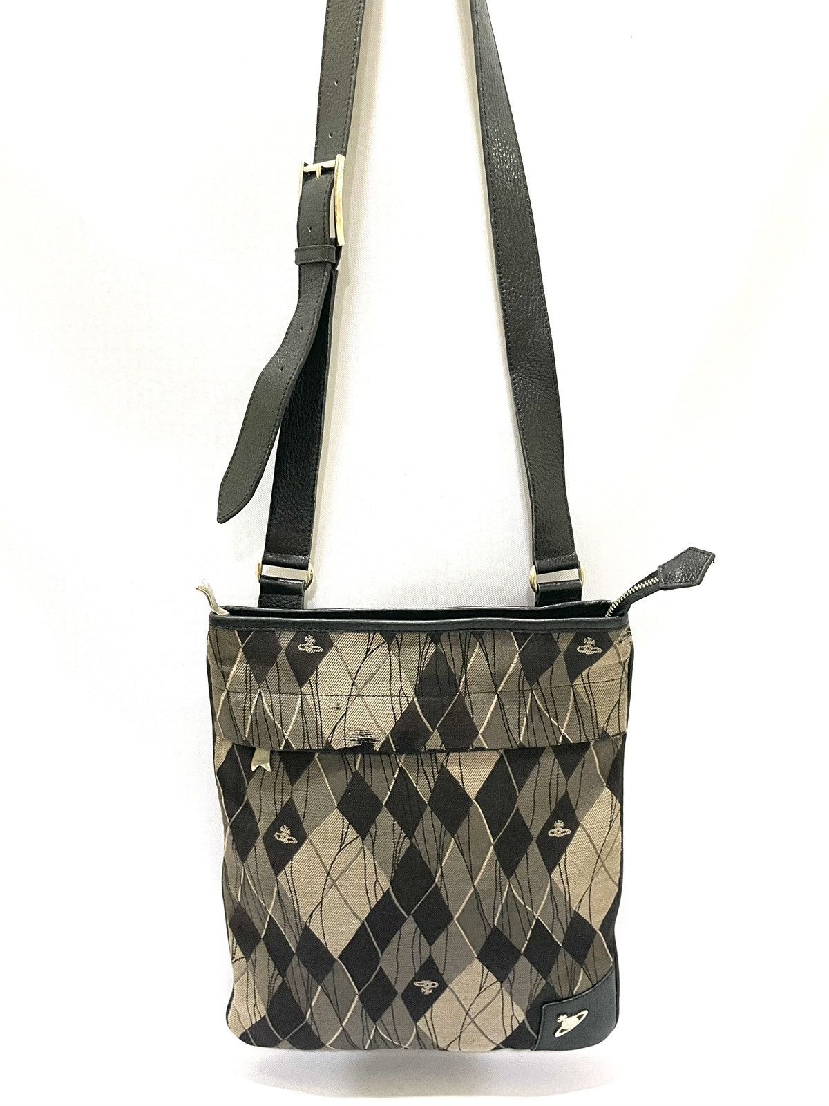 VIVIENNE WESTWOOD tartan crossbody bag main image 1