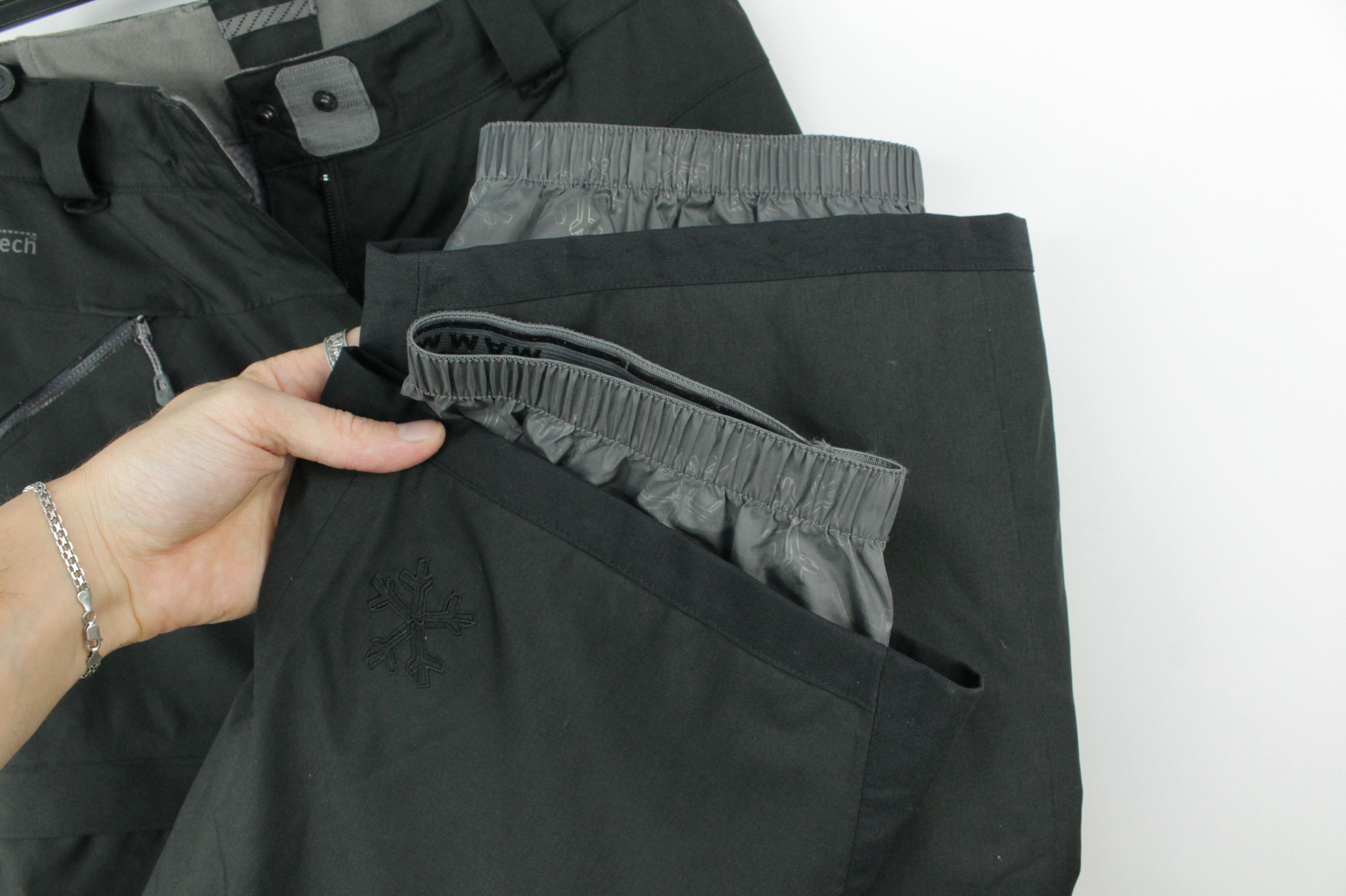 Mammut Mammut Robella 2-layers Warm Waterproof Ski Black Pants Size 30" / US 8 / IT 44 - 4 Thumbnail