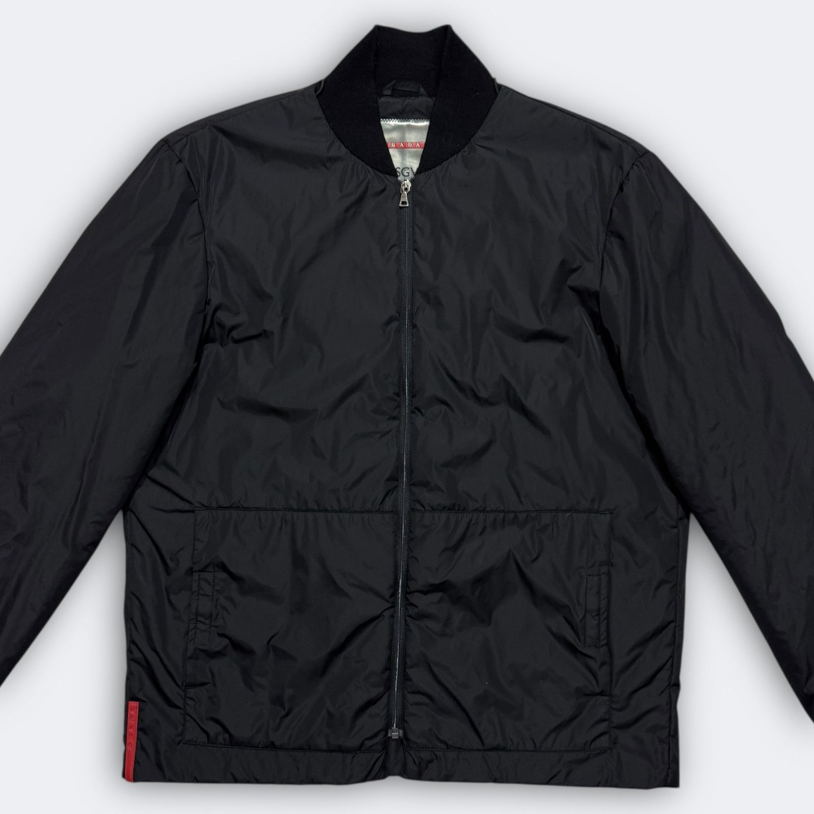 Prada Prada Black Nylon Down Padded light Jacket Size US L / EU 52-54 / 3 - 10 Thumbnail