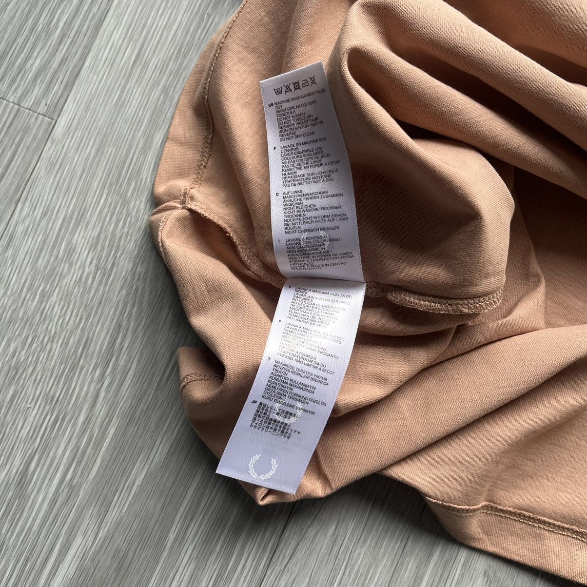 Fred Perry × Raf Simons Raf Simons x Fred Perry Collab Peach T Shirt Size US L / EU 52-54 / 3 - 5 Thumbnail