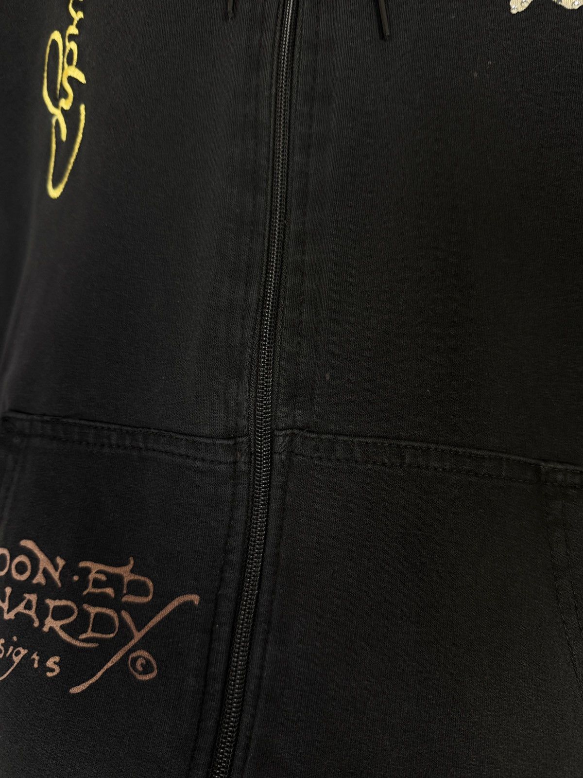 Christian Audigier RARE Vintage Ed Hardy Zip Hoodie Skelleton Skulls Audigier Size M / US 6-8 / IT 42-44 - 18 Thumbnail