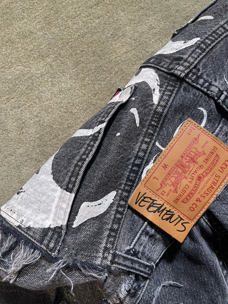 Vetements Vetements SizeXS 19 Deconstructed Tattoo Sanskrit Denim Pan Size US 29 - 7 Thumbnail