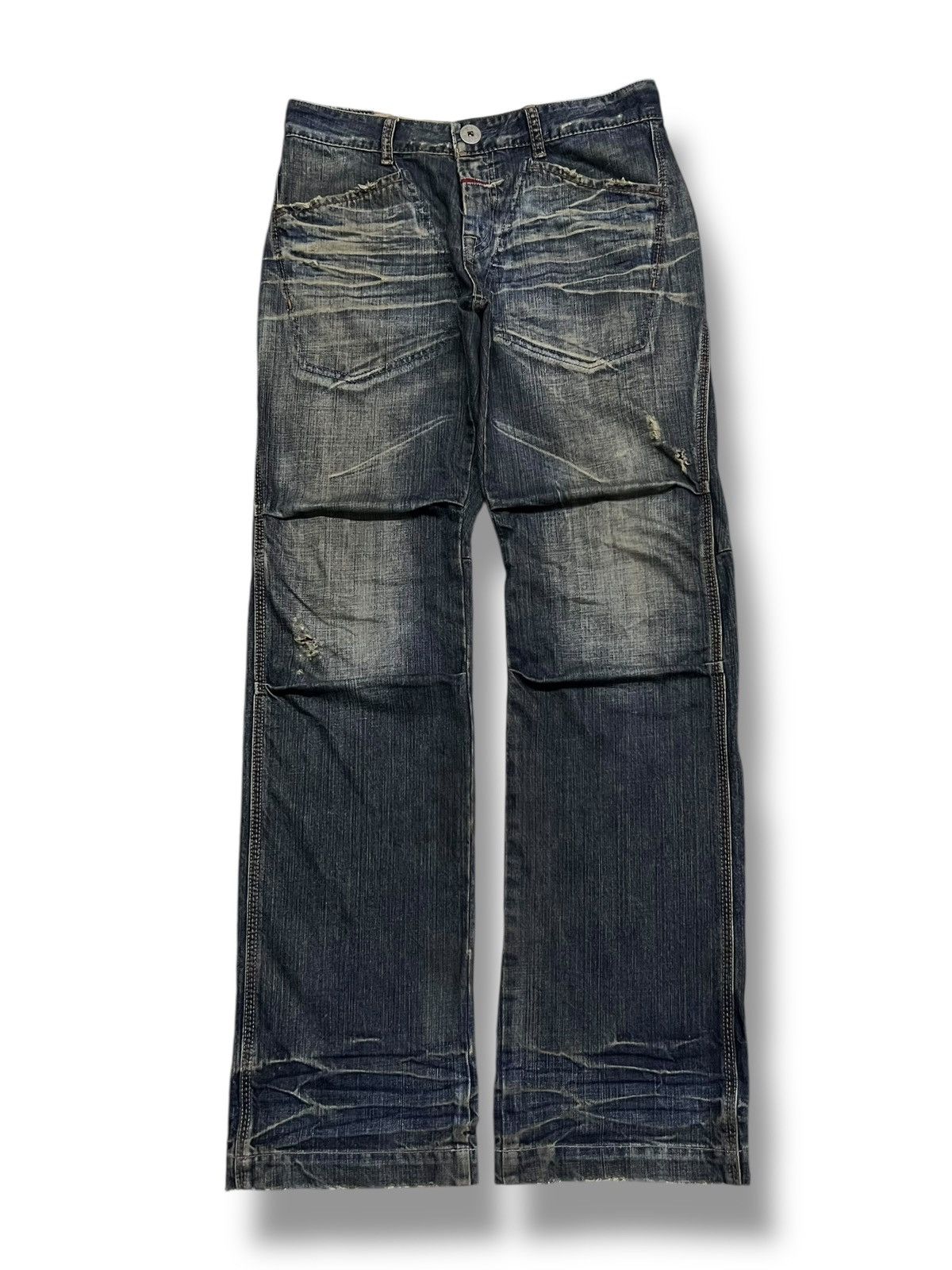 Marithe + Francois Girbaud Vintage 90s Marithé + François Girbaud MFG - Y2K Carpenter Size US 32 / EU 48 - 2 Thumbnail