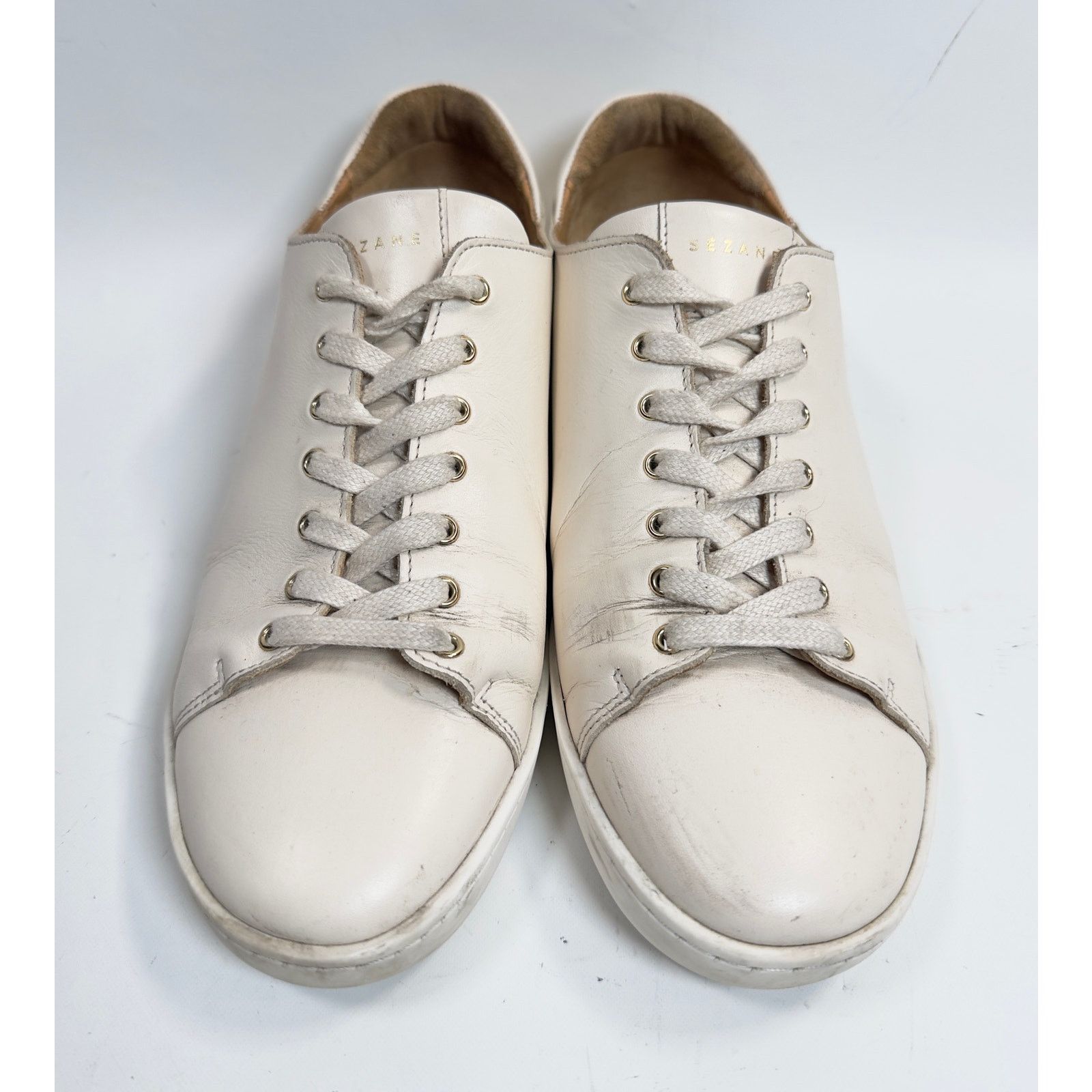 Sezane Sezane Jack Trainers Leather Sneakers size 9 $170 Sold Out Size US 9 / IT 39 - 7 Thumbnail
