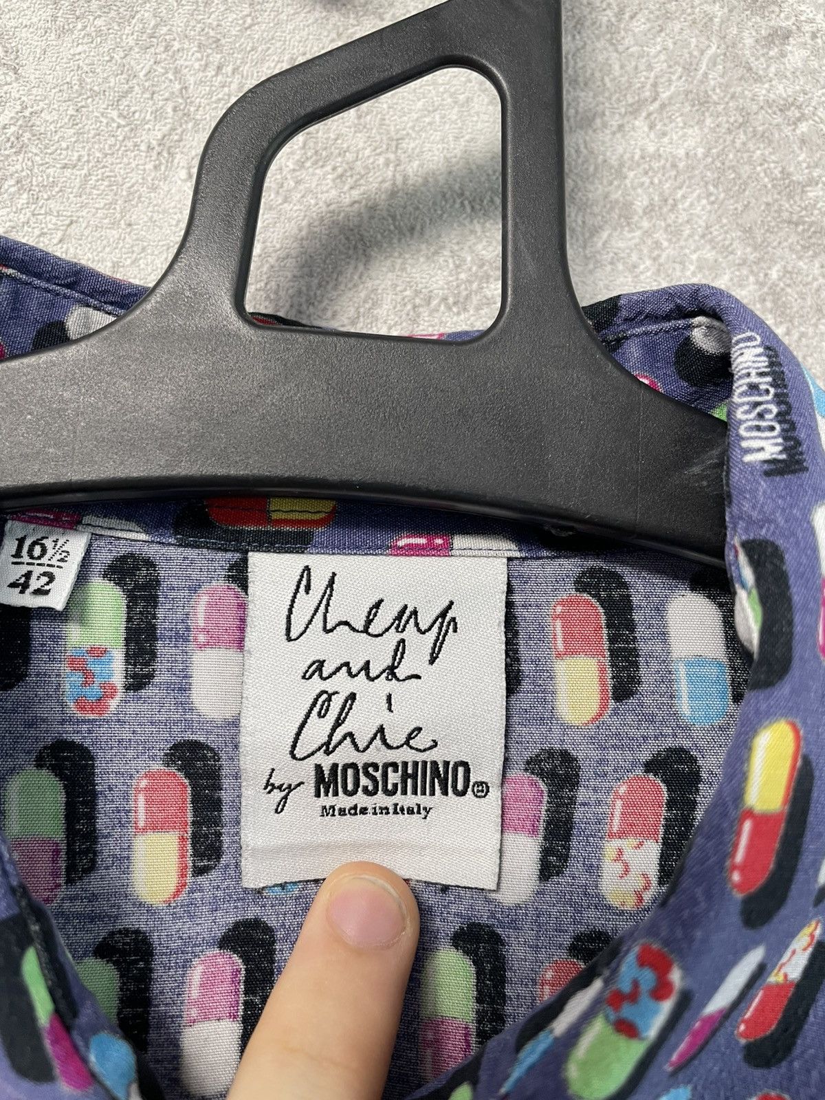 Moschino RARE Moschino x Cheap And Chic Pils 1997s Short Sleeve Shirt Size US L / EU 52-54 / 3 - 10 Thumbnail